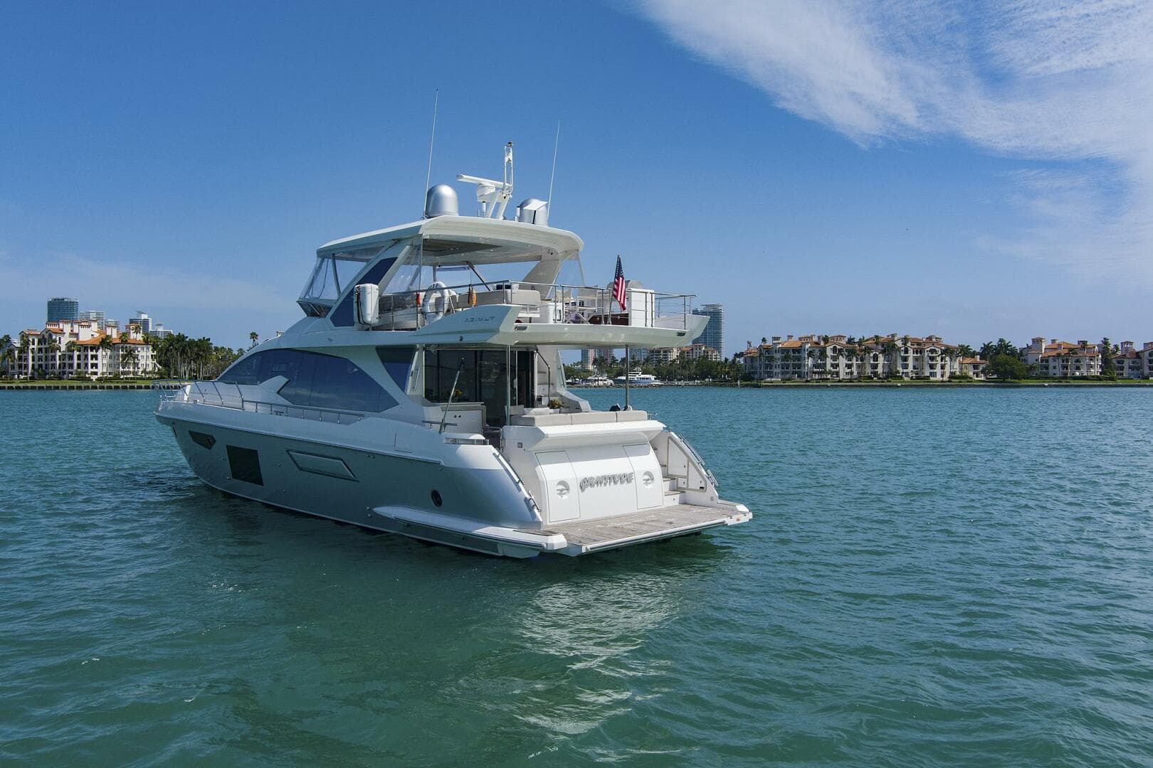 2017 Azimut Fly 72 zum Verkauf in Miami Beach, Florida Flybridge 3