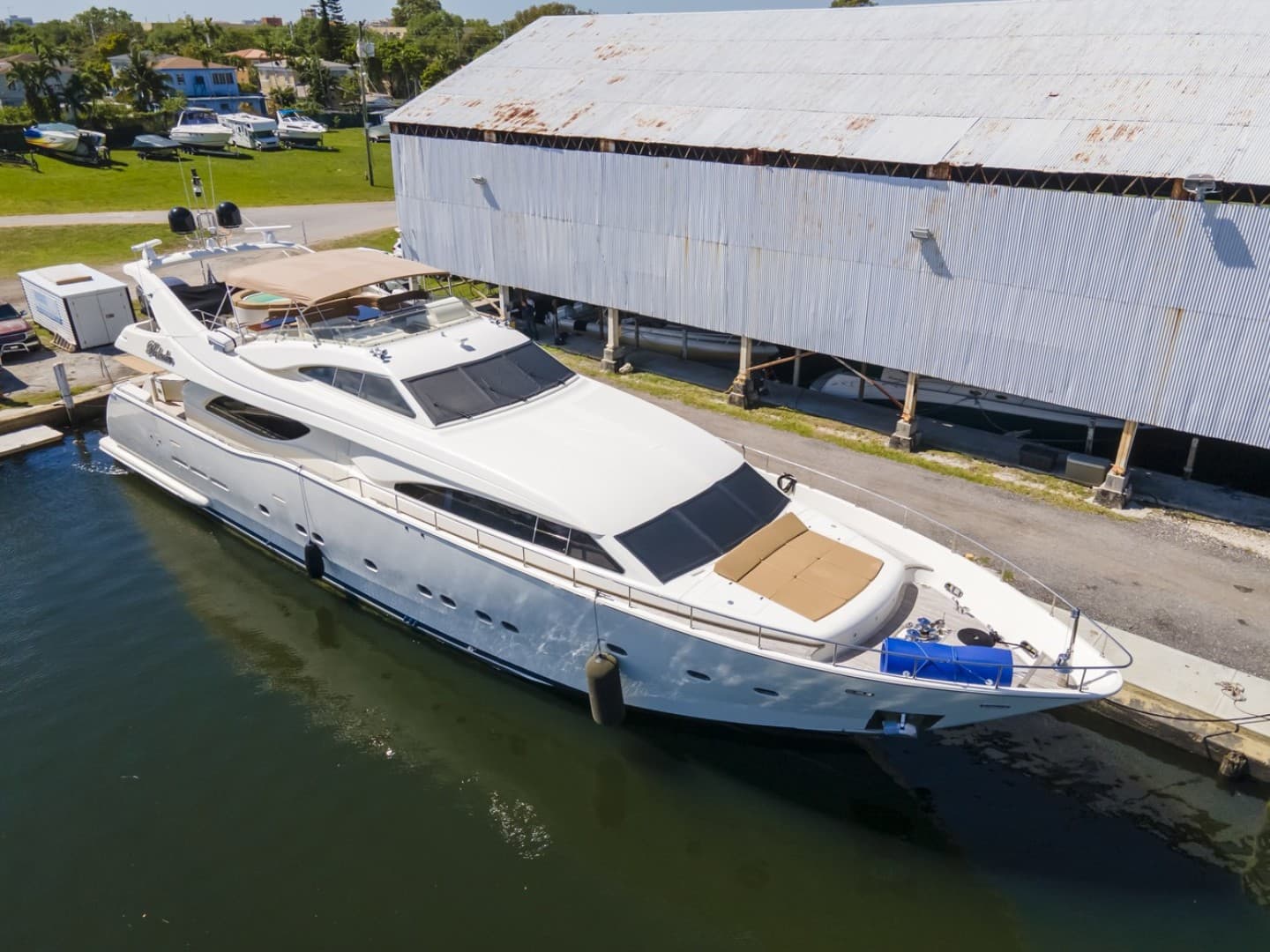 2000 Ferretti Yachts Custom Line 94' for Sale in Miami, Florida Flybridge 3