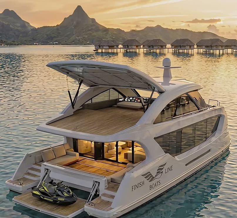 2026 Finish Line Boats 130 Ocean Catamaran zum Verkauf in HO CHI MINH, HA LONG, VN Power Catamarans
