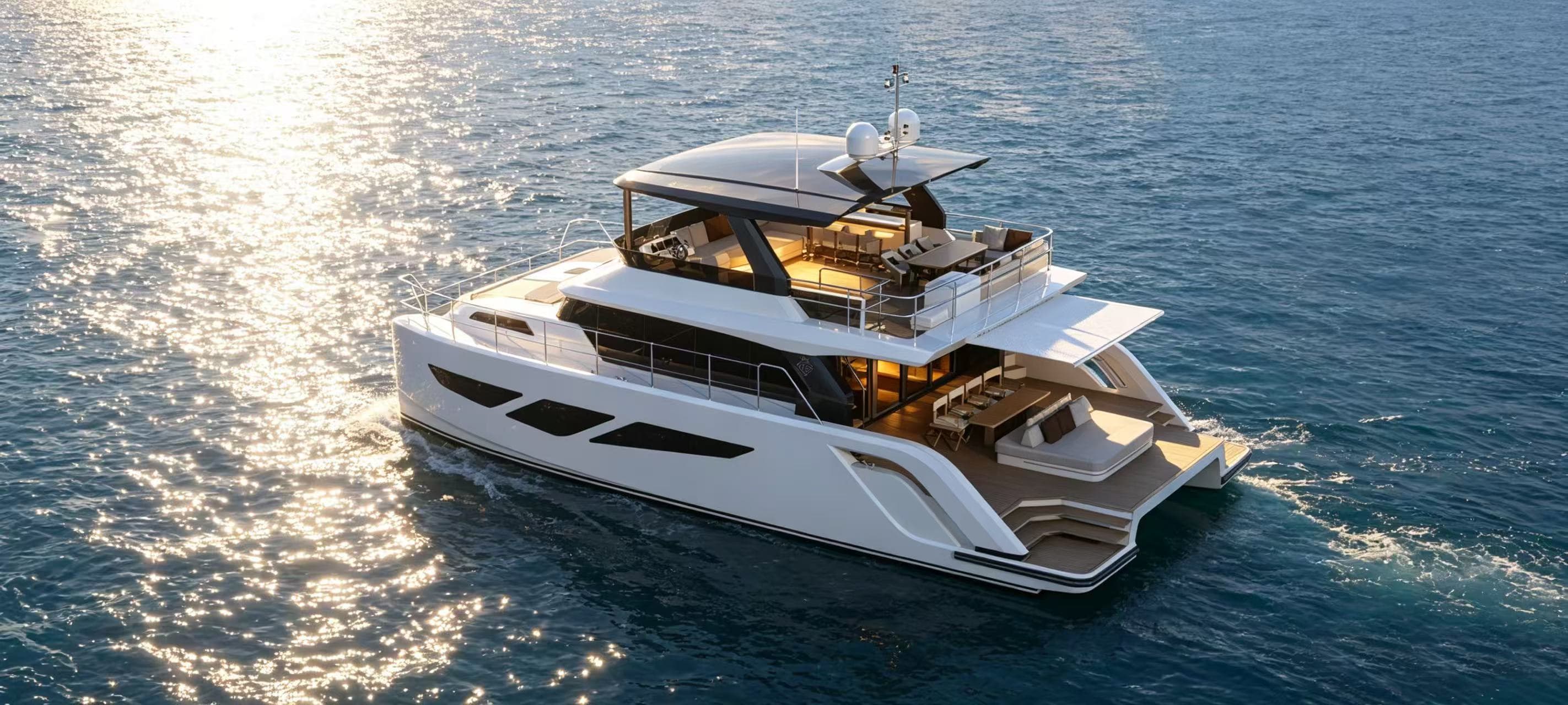 2027 Diamond Yachts F55 ULTRA for Sale in Fort Lauderdale, Florida Power Catamarans 3
