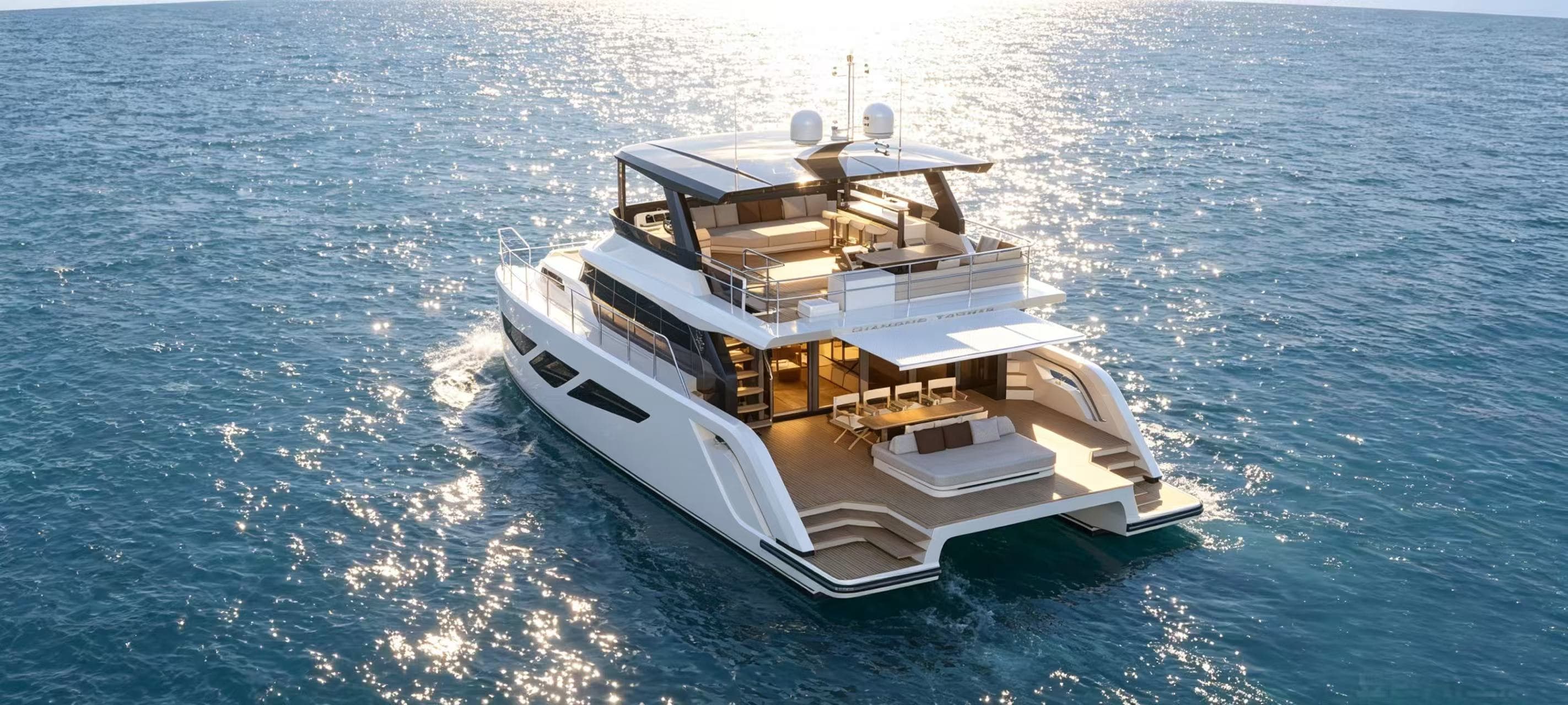 2027 Diamond Yachts F55 ULTRA for Sale in Fort Lauderdale, Florida Power Catamarans 5