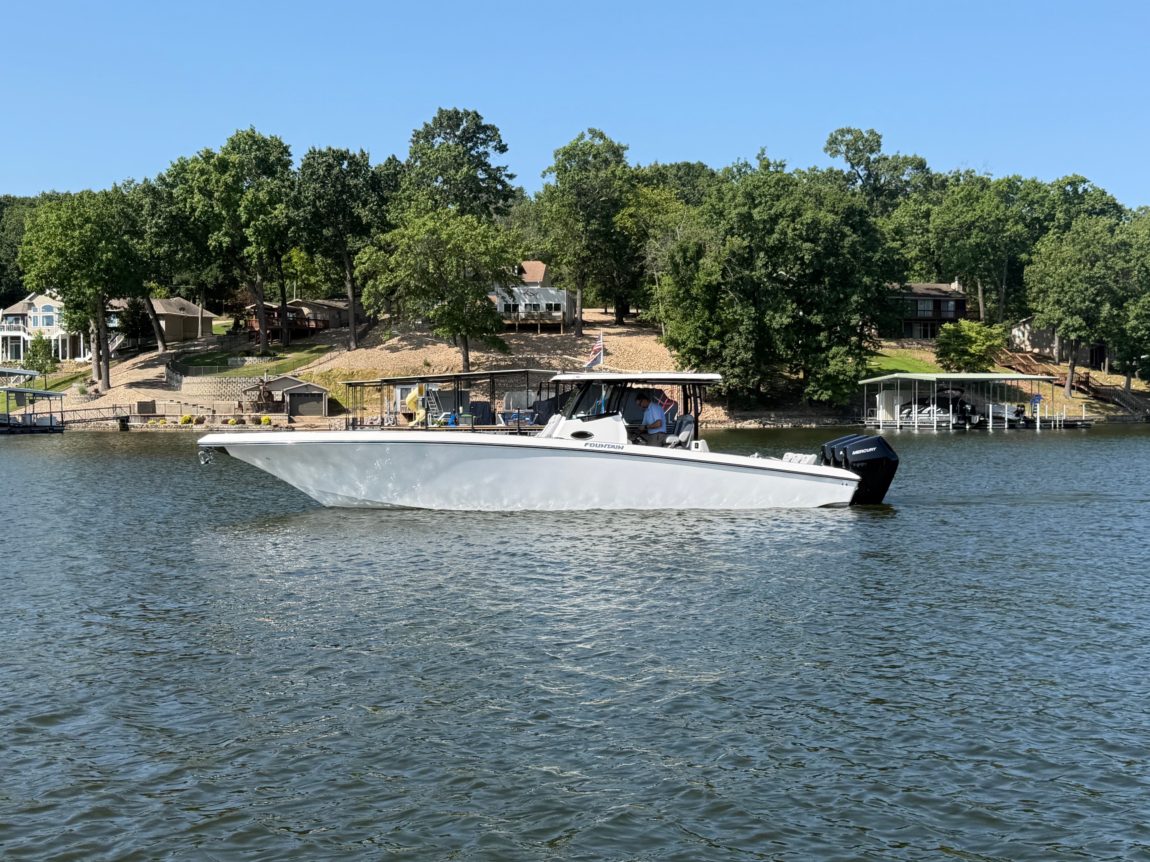 2025 Fountain Powerboats 38SC for Sale in Osage Beach, MO Center Console