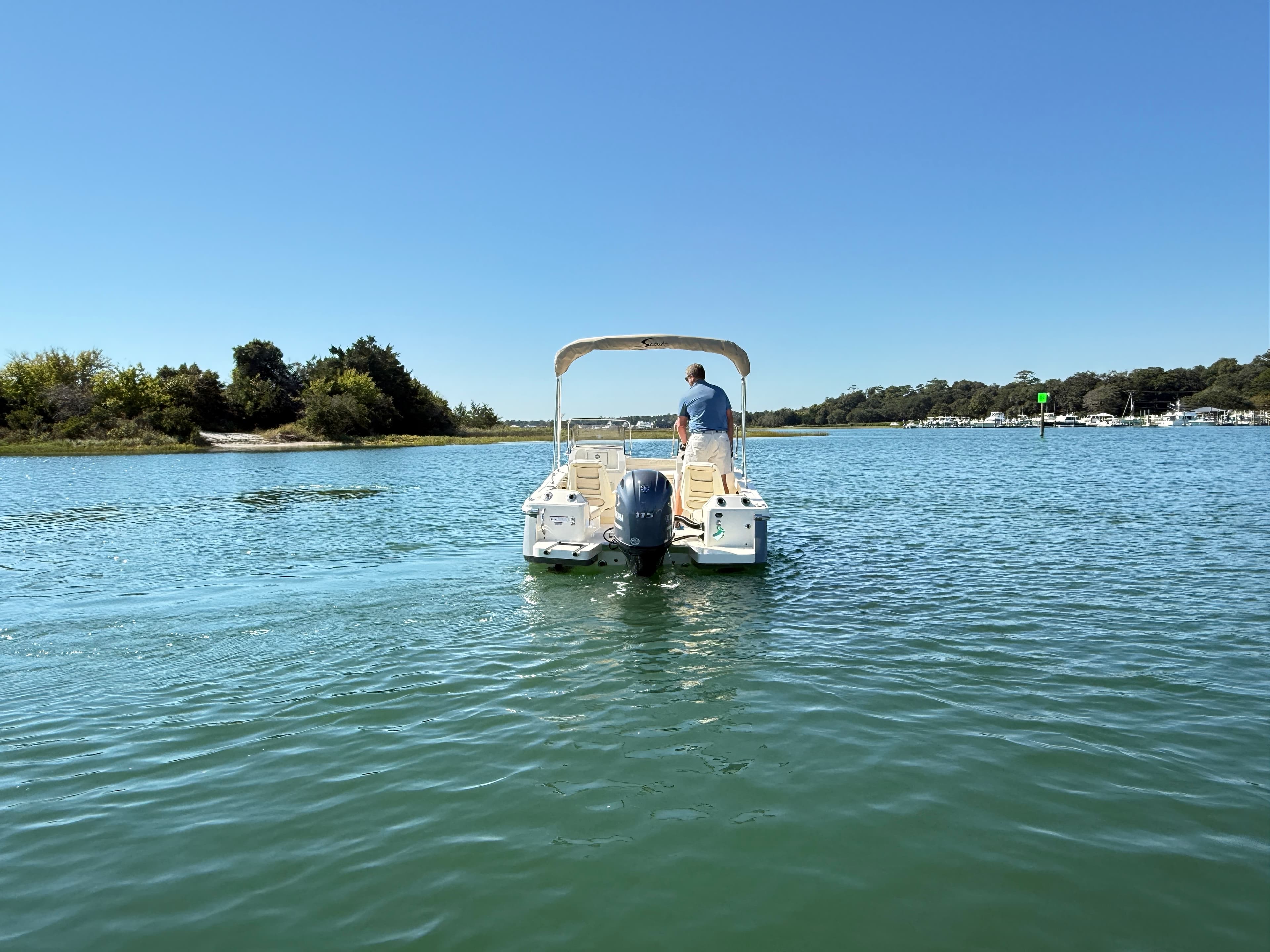 2027 Scout Boats 188 Sport Dorado in vendita a Wrightsville Beach, North Carolina Dual Console 3
