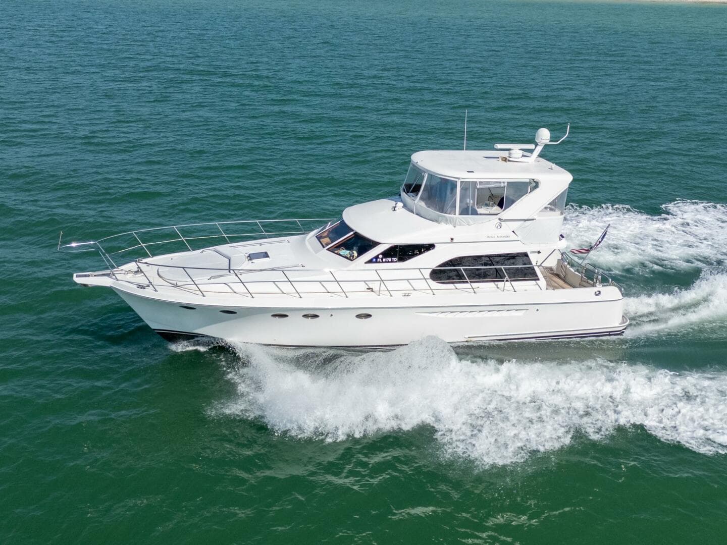 2007 Ocean Alexander 52 Sedan a la venta en Naples, Florida Flybridge 3