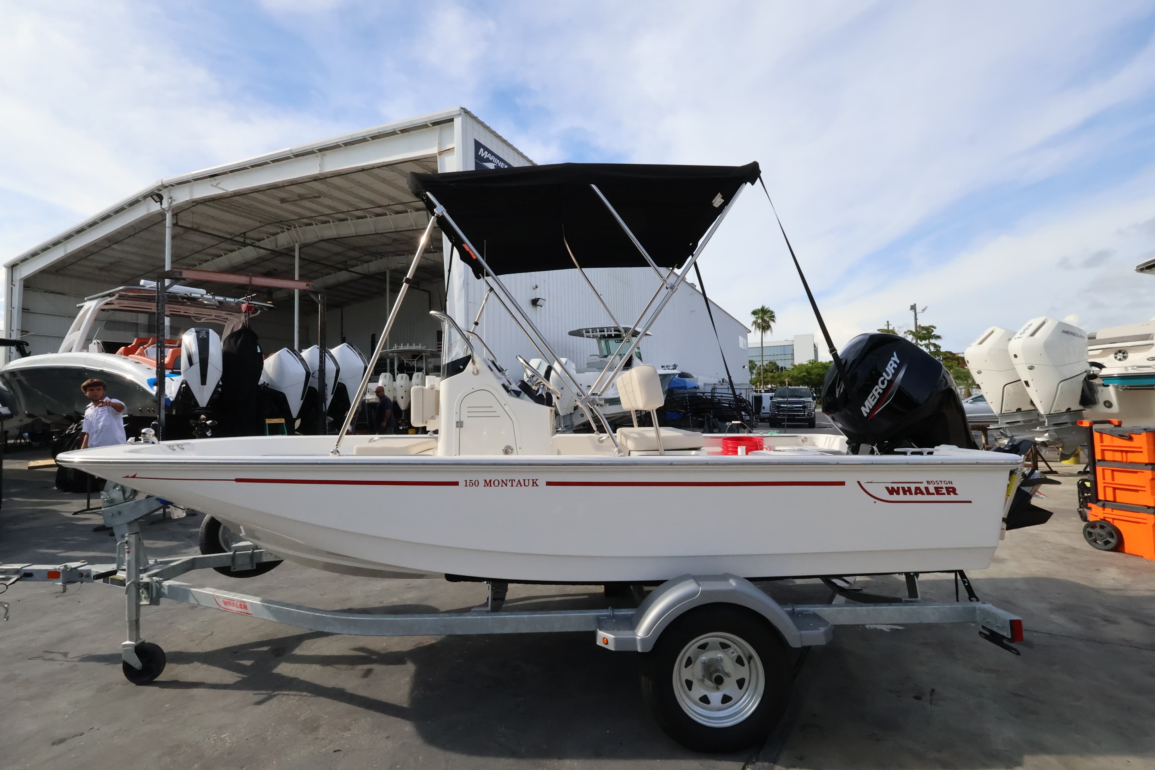2027 Boston Whaler 150 Montauk for Sale in Naples, Florida Center Console 2
