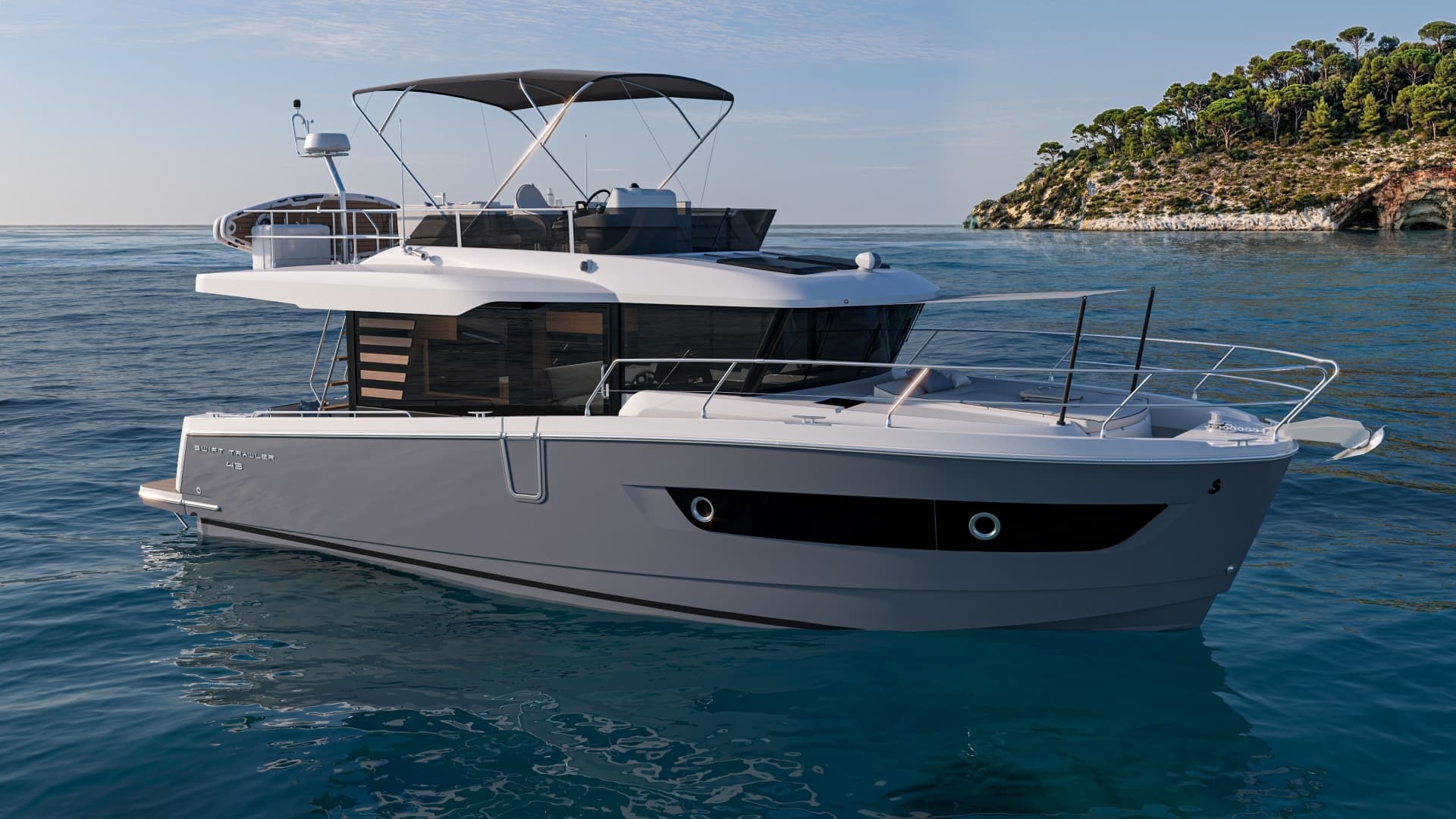 2027 Beneteau Swift Trawler 43 Fly for Sale in South Dartmouth, Massachusetts Trawler 3