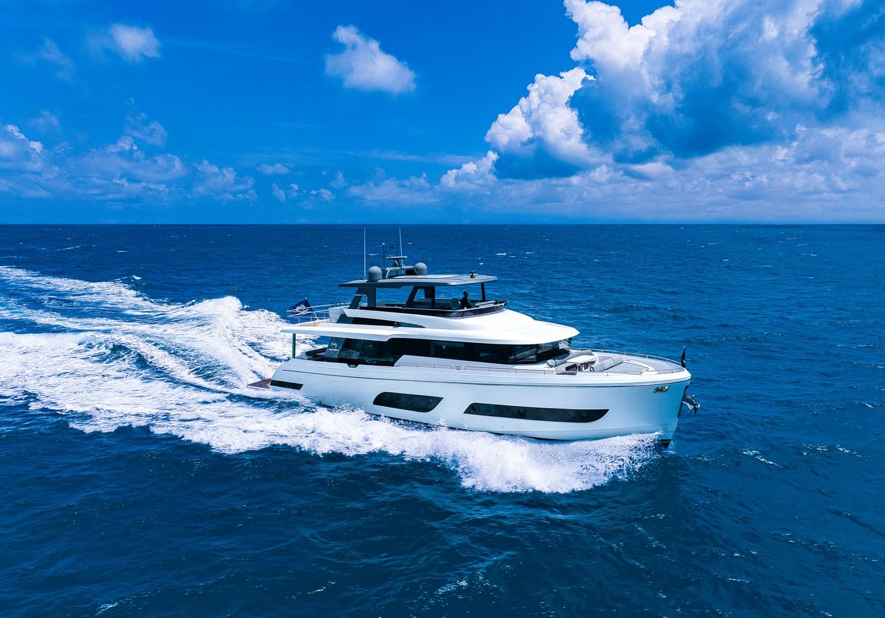 2027 Horizon V74 EVO zum Verkauf in Balearic Islands, ES Flybridge