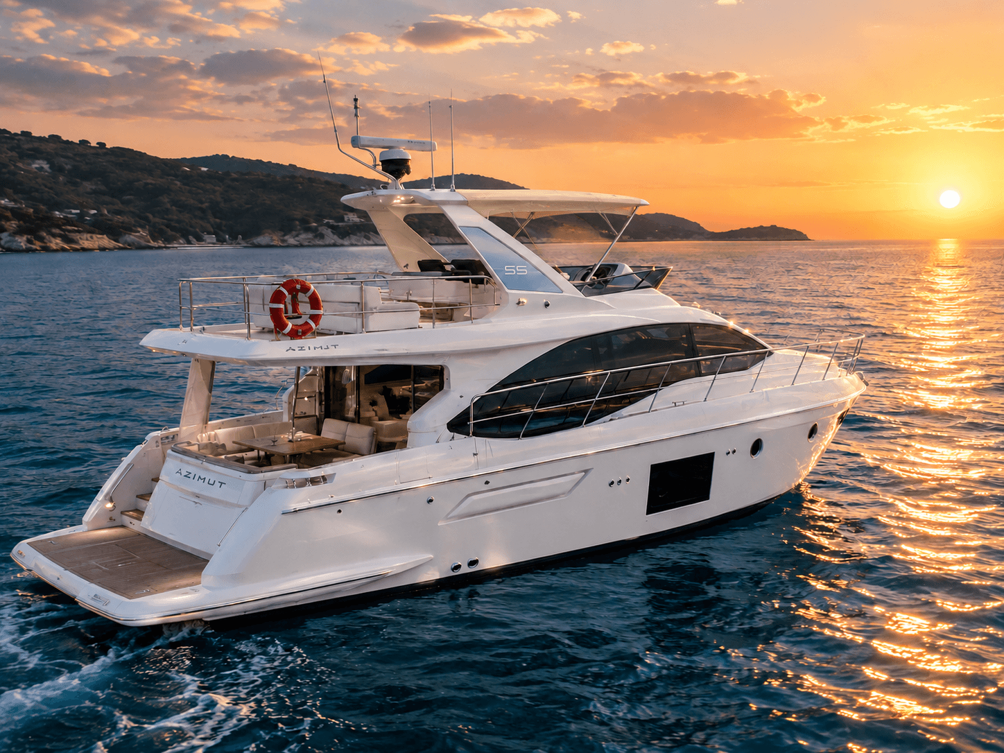 2020 Azimut 55 Flybridge zum Verkauf in İzmir, TR Flybridge