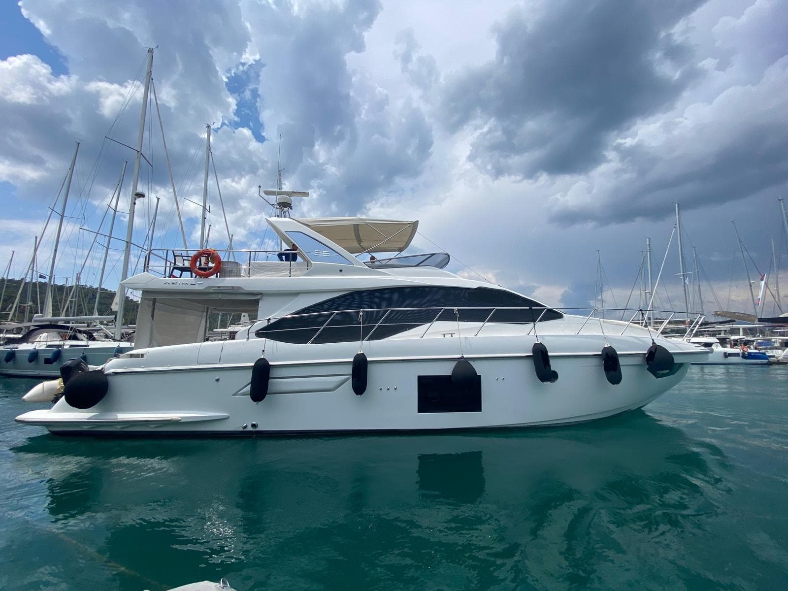 2020 Azimut 55 Flybridge zum Verkauf in İzmir, TR Flybridge 3