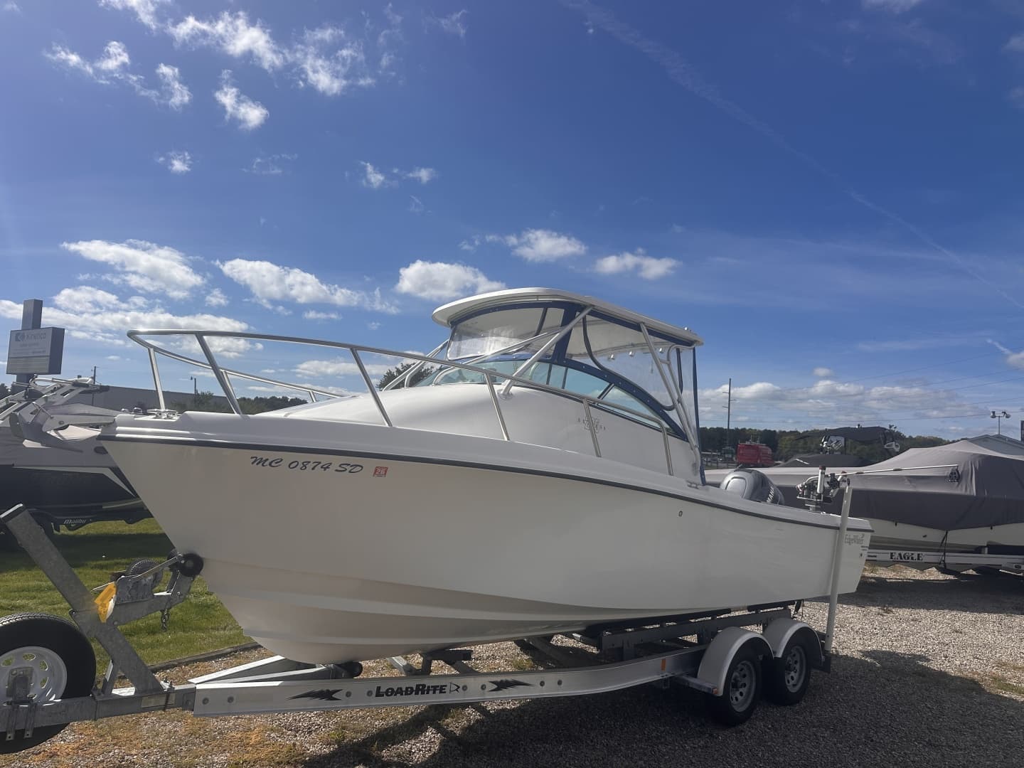 2001 EdgeWater 225 Express for Sale in Traverse City, Michigan Cuddy Cabin 2