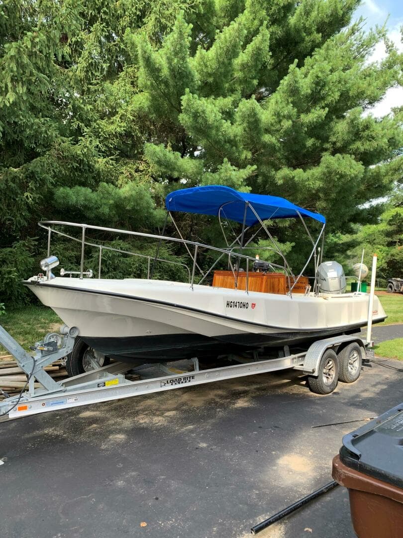 1972 Boston Whaler 21 Outrage Rib Side for Sale in Harbor Springs, Michigan Center Console 5