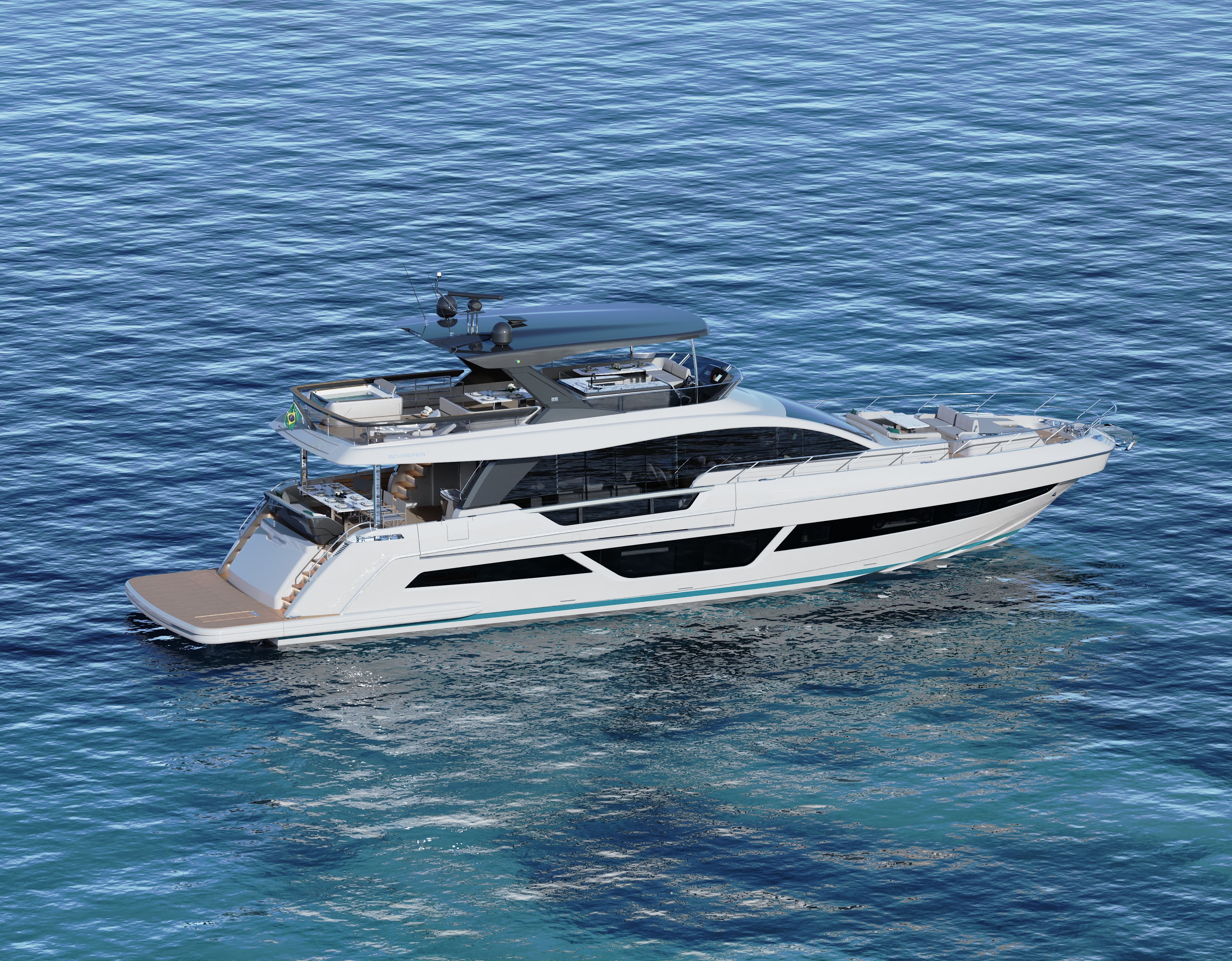 2027 Schaefer Yachts 26M zum Verkauf in Balearic Islands, ES Flybridge 3