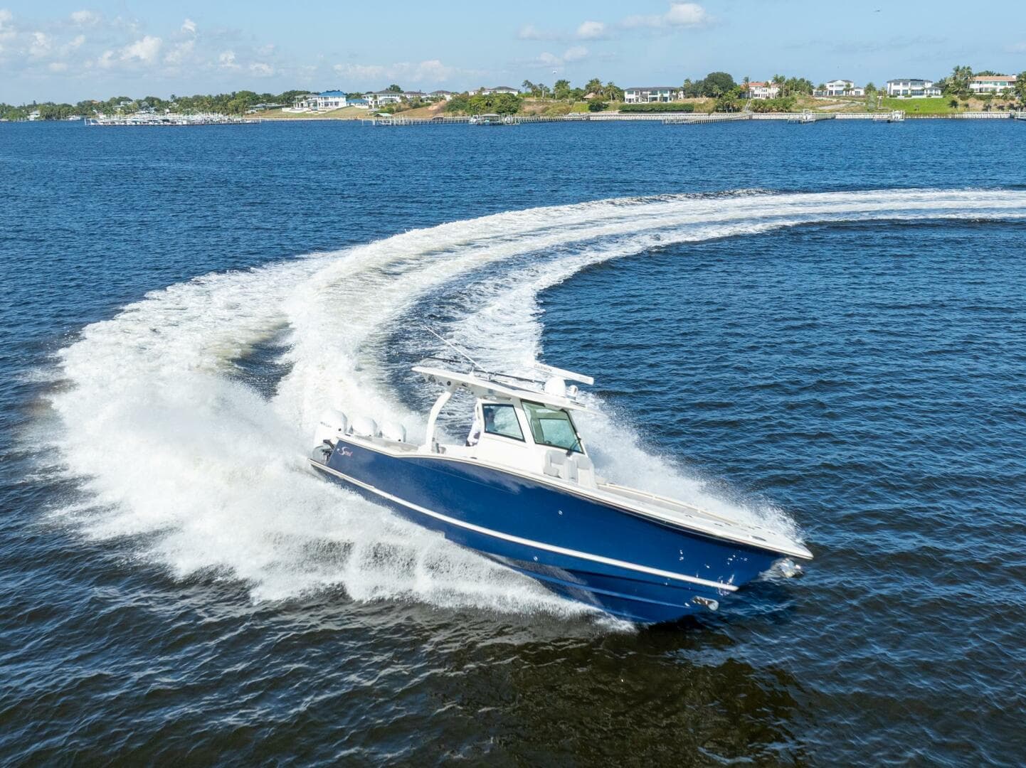 2023 Scout Boats 355 LXF zum Verkauf in Stuart, Florida Center Console