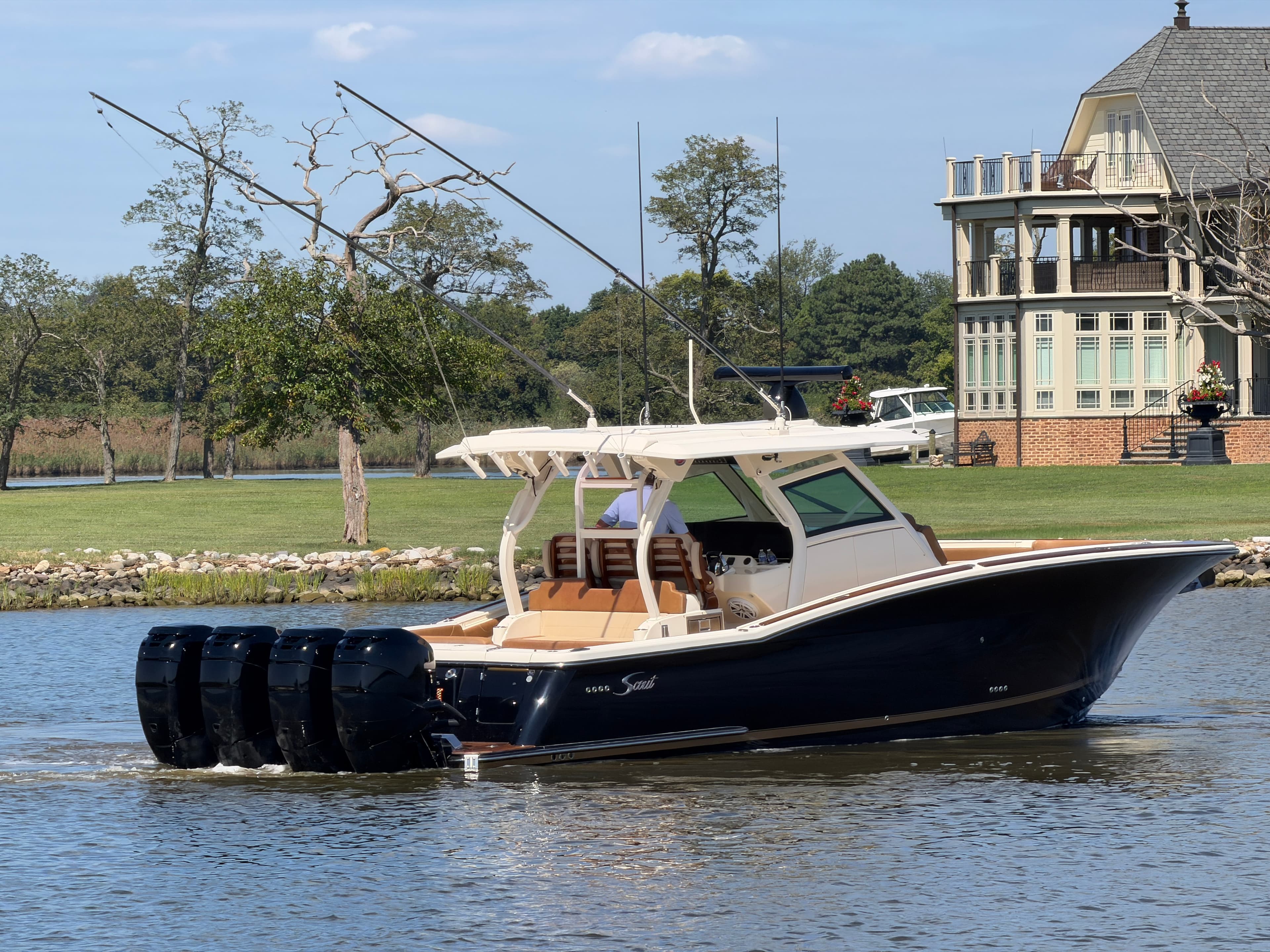 2019 Scout Boats 380 LXF for Sale in Grasonville, MD Center Console 3