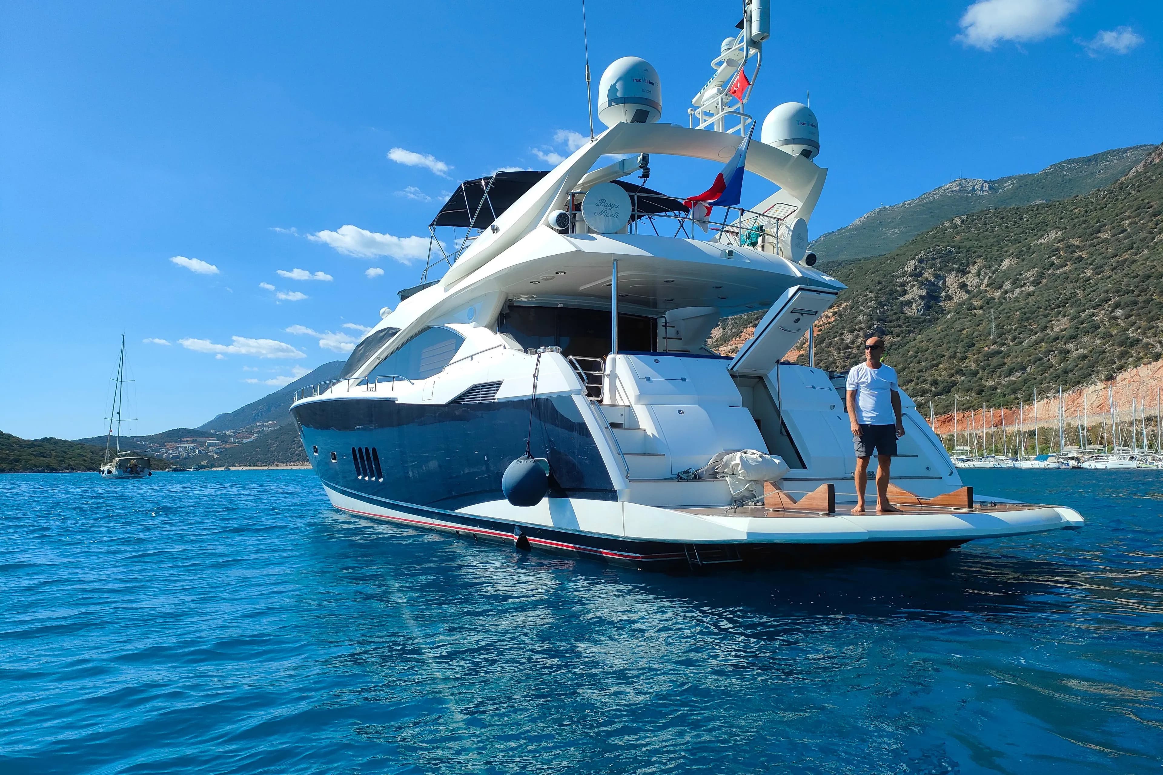2004 Sunseeker 82 Yacht zum Verkauf in Kaş, TR Flybridge