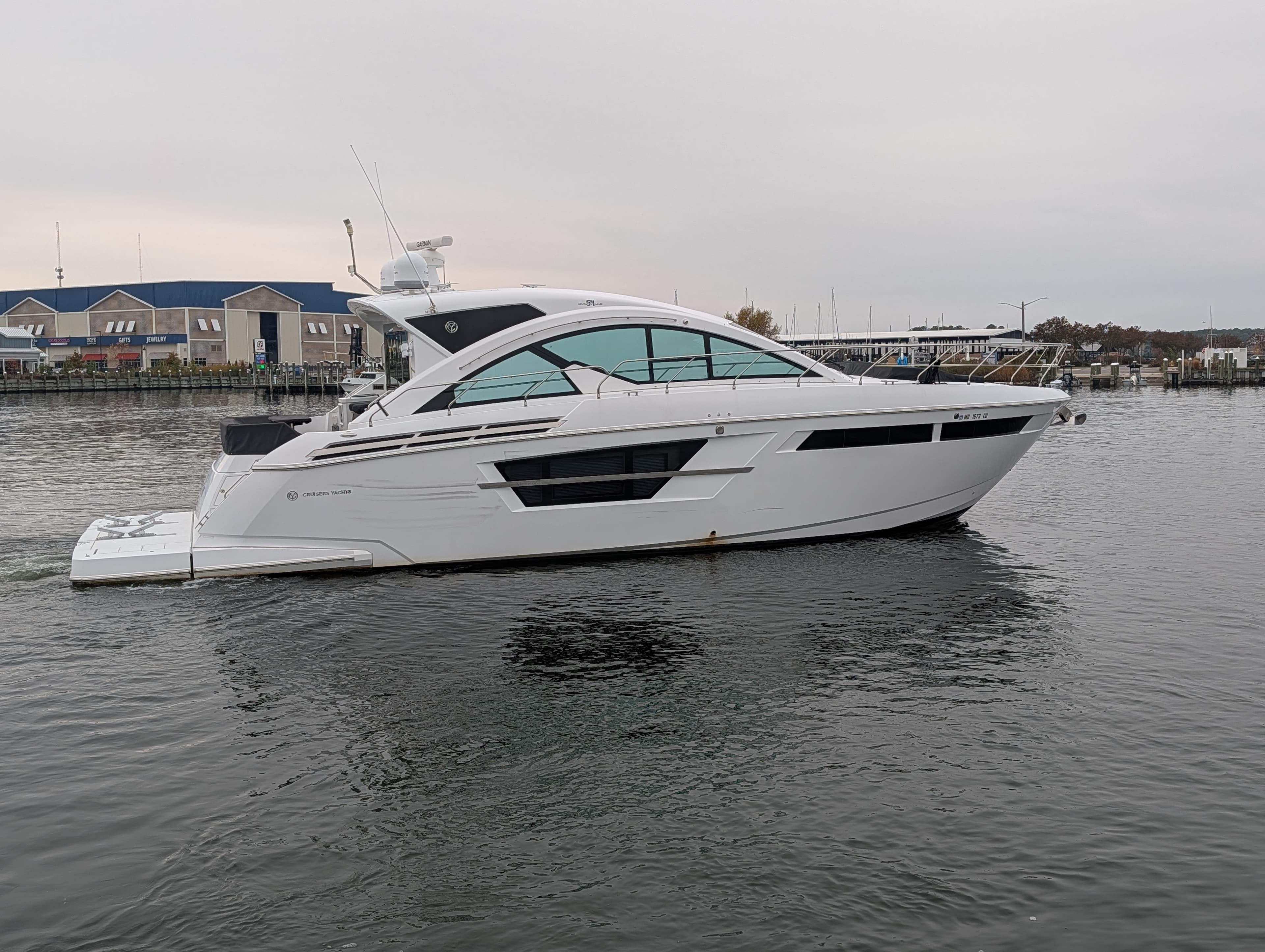2022 Cruisers Yachts 54 Cantius zum Verkauf in Grasonville, MD Express Cruiser 3