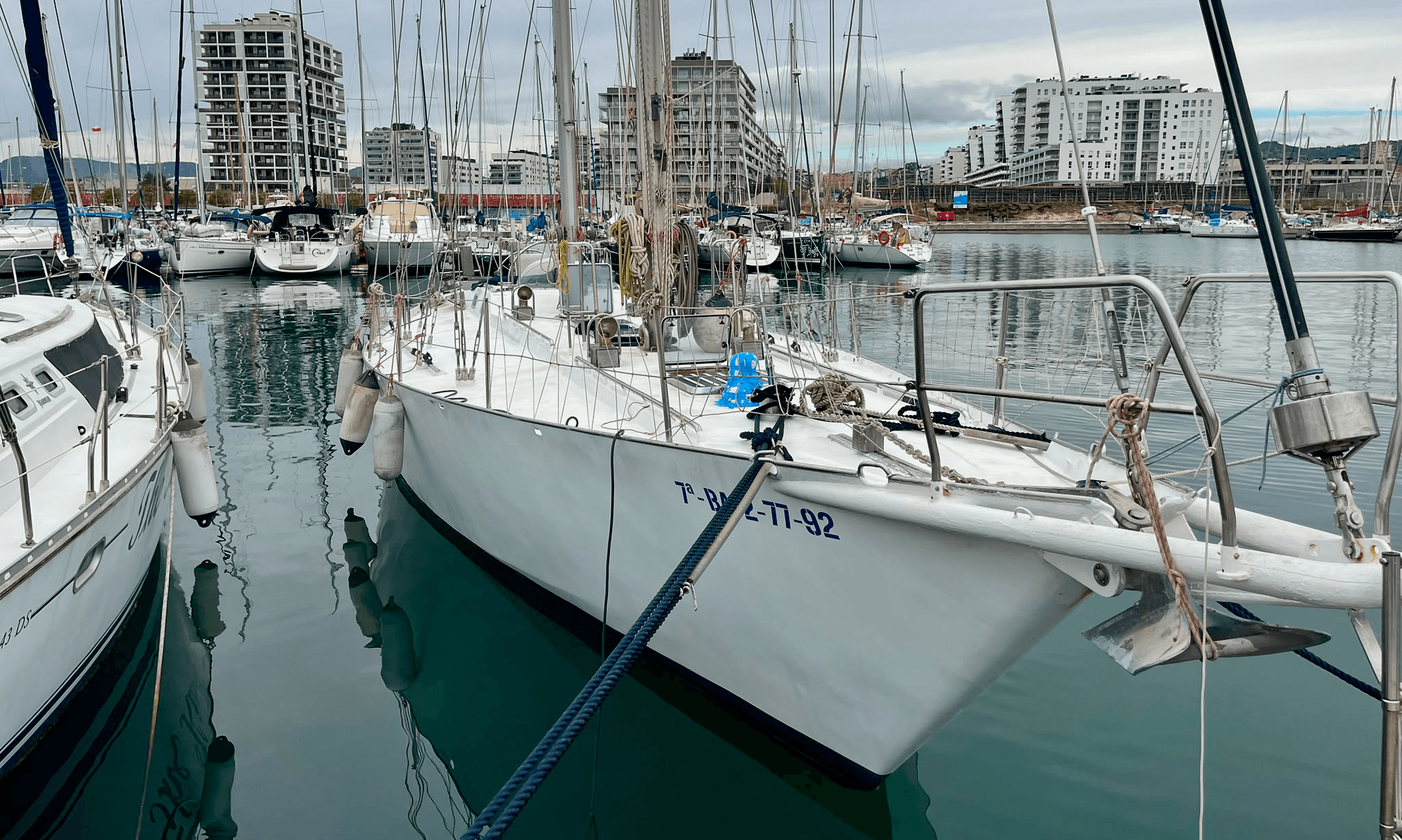 1983 Custom Steel sailing yacht 16m – Damien design. for Sale in Barcelona, ES Monohull