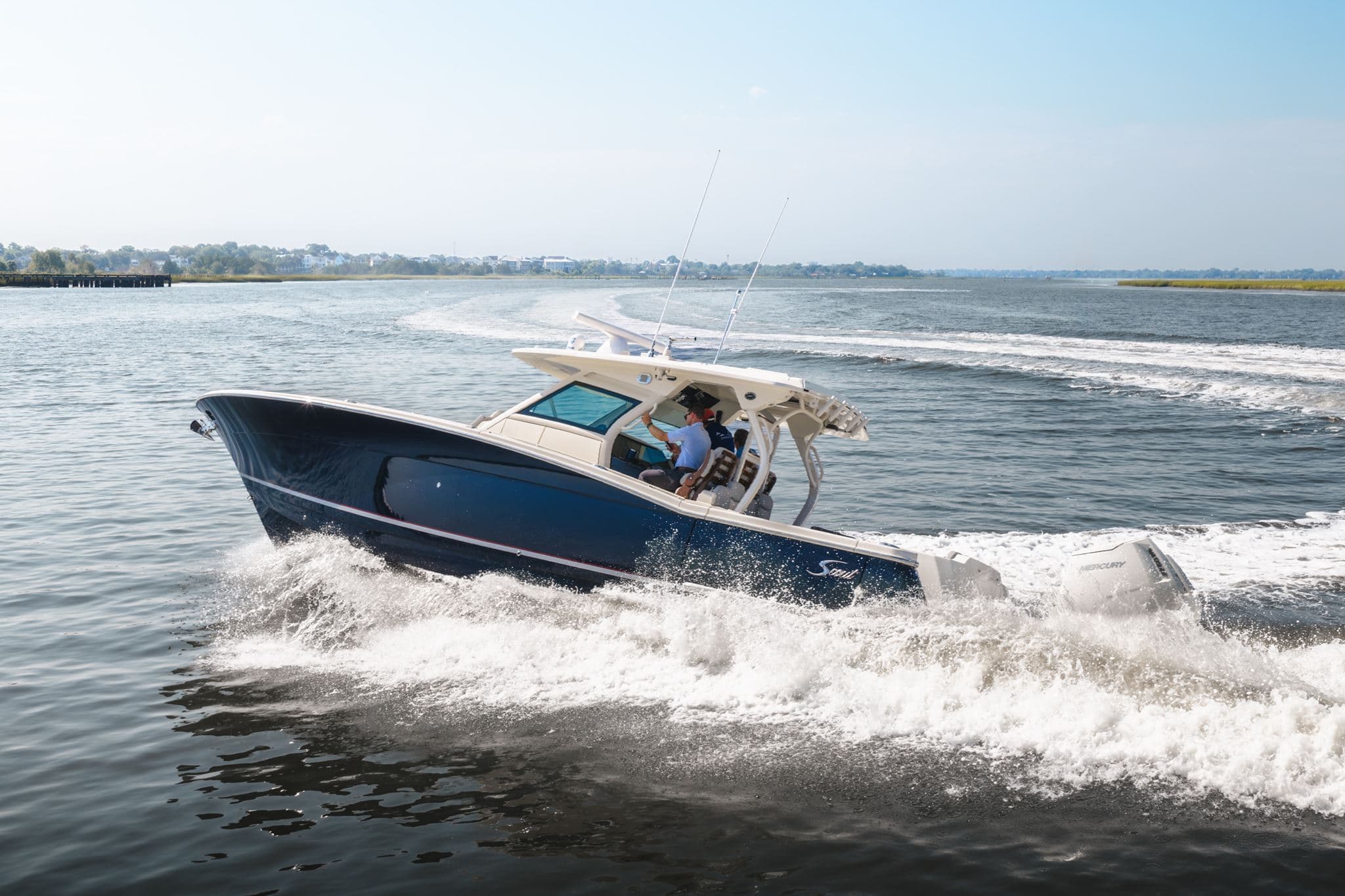 2025 Scout Boats 400 LXF zum Verkauf in Charleston, SC Center Console 3