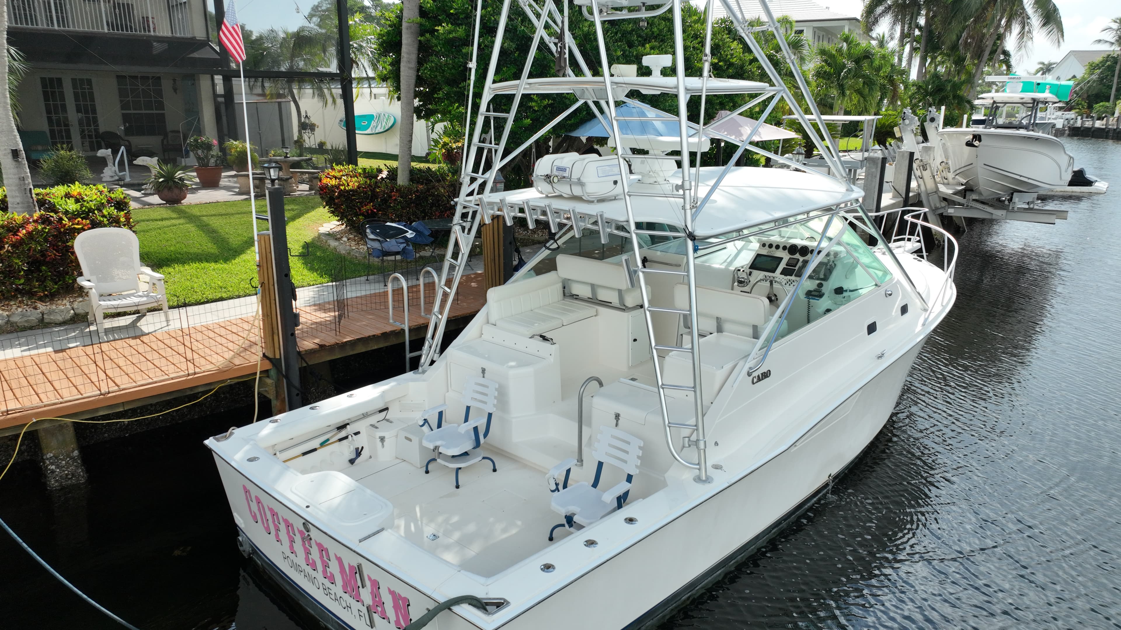 2002 CABO 35 Express for Sale in Pompano Beach, Florida Express Cruiser 4