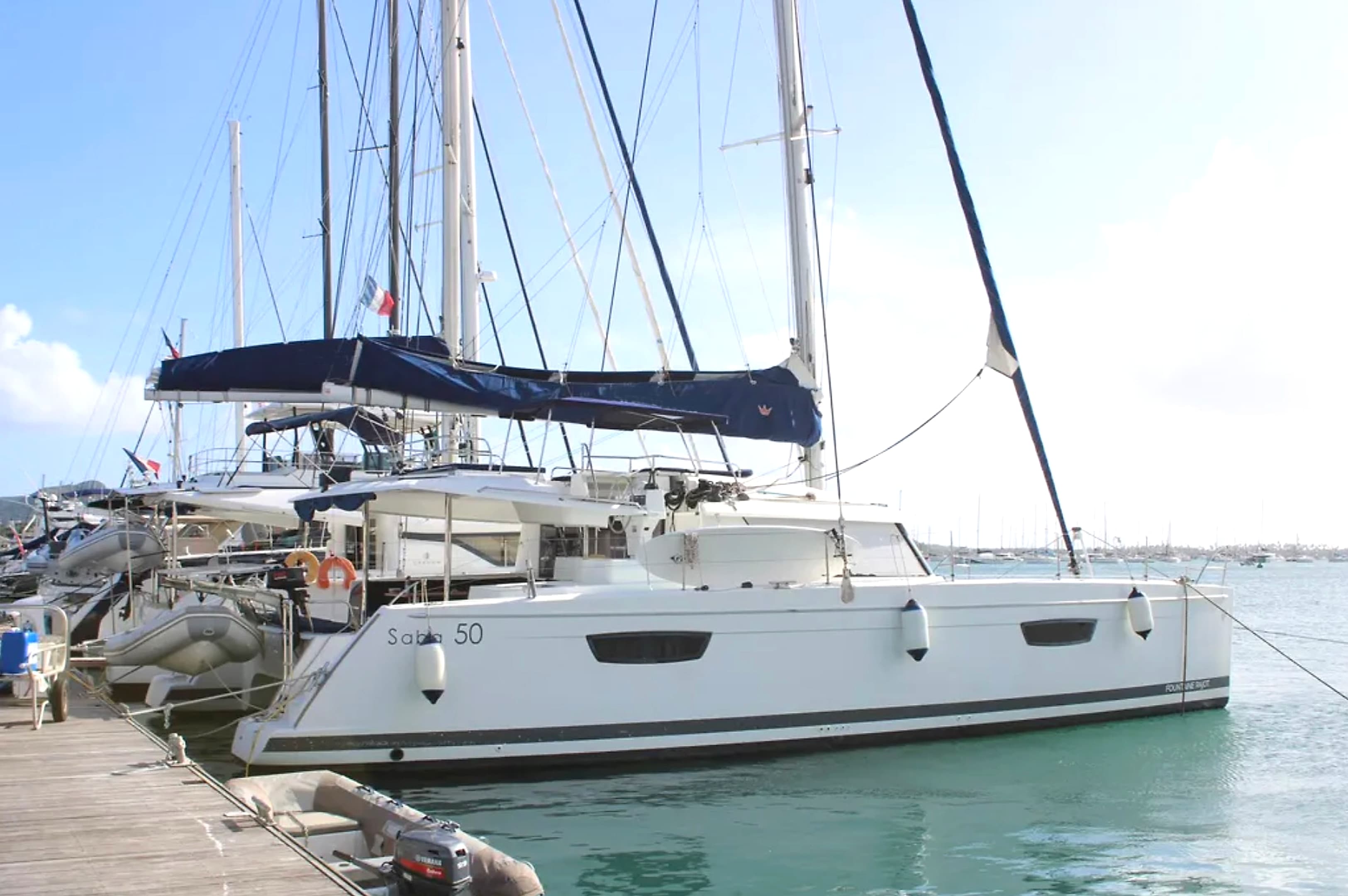 2018 Fountaine Pajot Saba 50 te koop in Fort-de-France, MQ Multi-Hull
