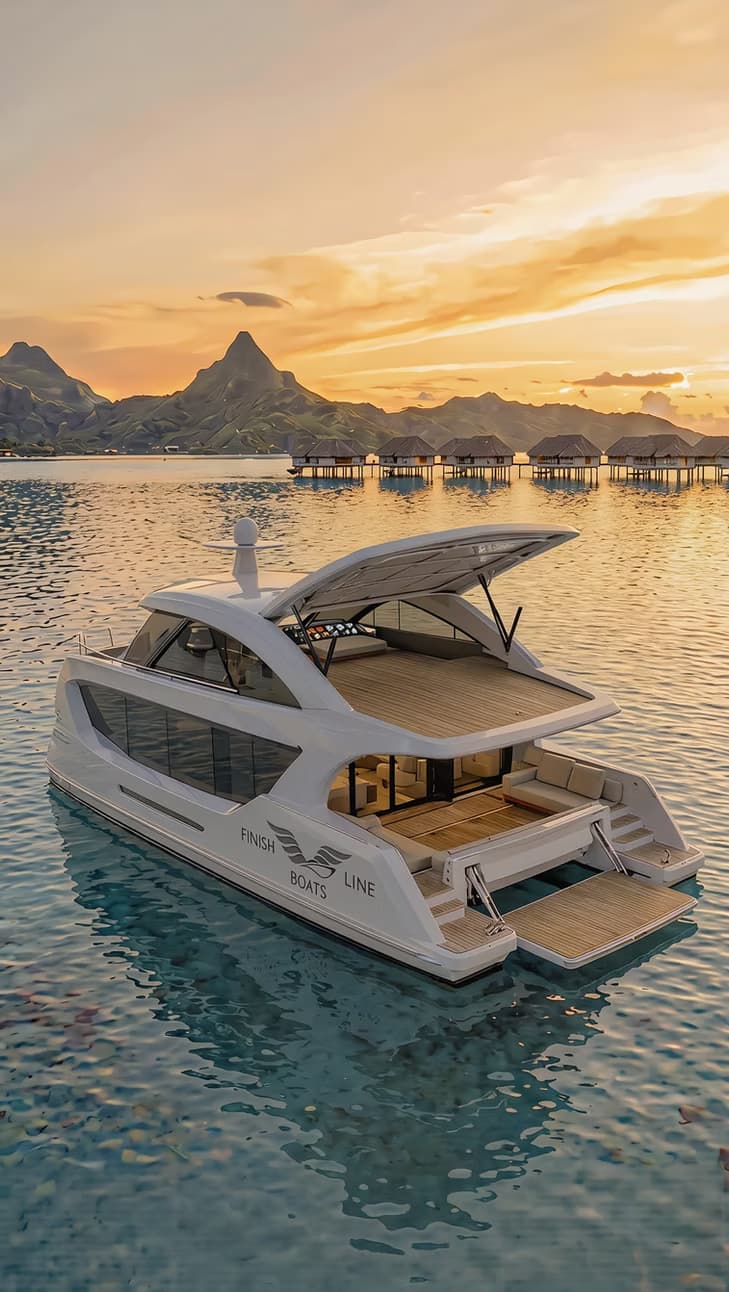 2026 Finish Line Boats 80 Ocean Catamaran a la venta en HO CHI MINH, HA LONG, VN Power Catamarans 2
