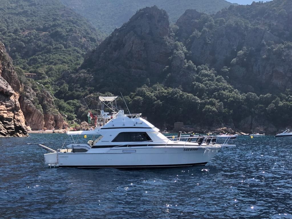 1990 Bertram 37 Convertible for Sale in Province of Livorno, IT Flybridge