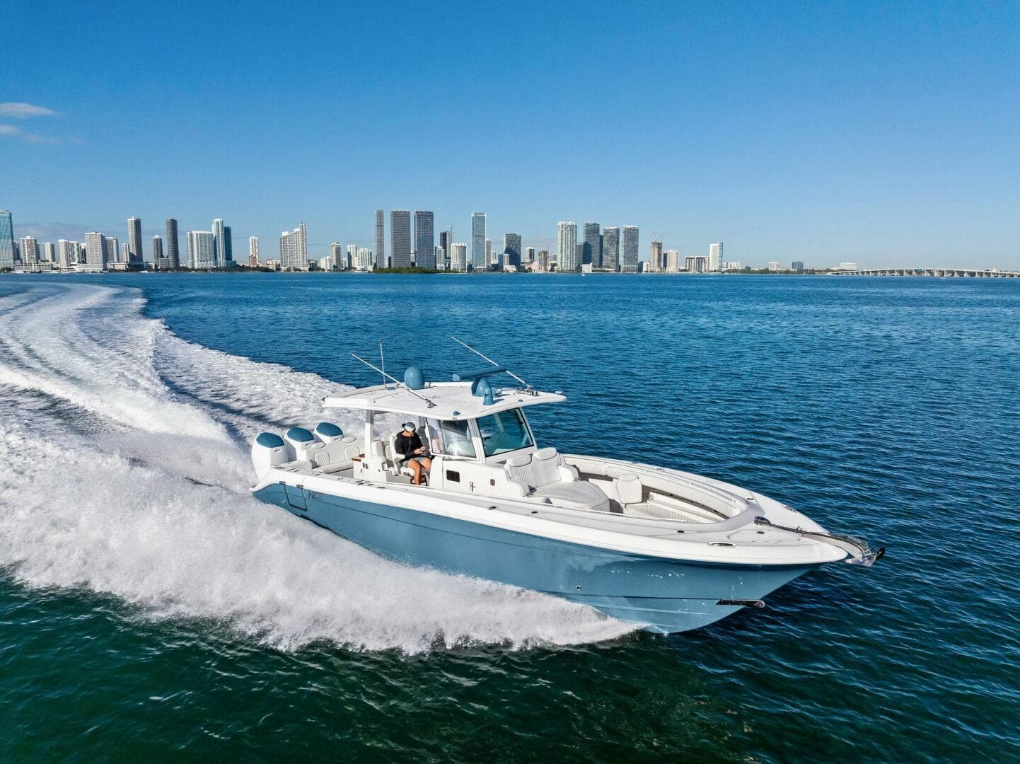 2023 HCB 42 Lujo for Sale in Miami, Florida Center Console 2