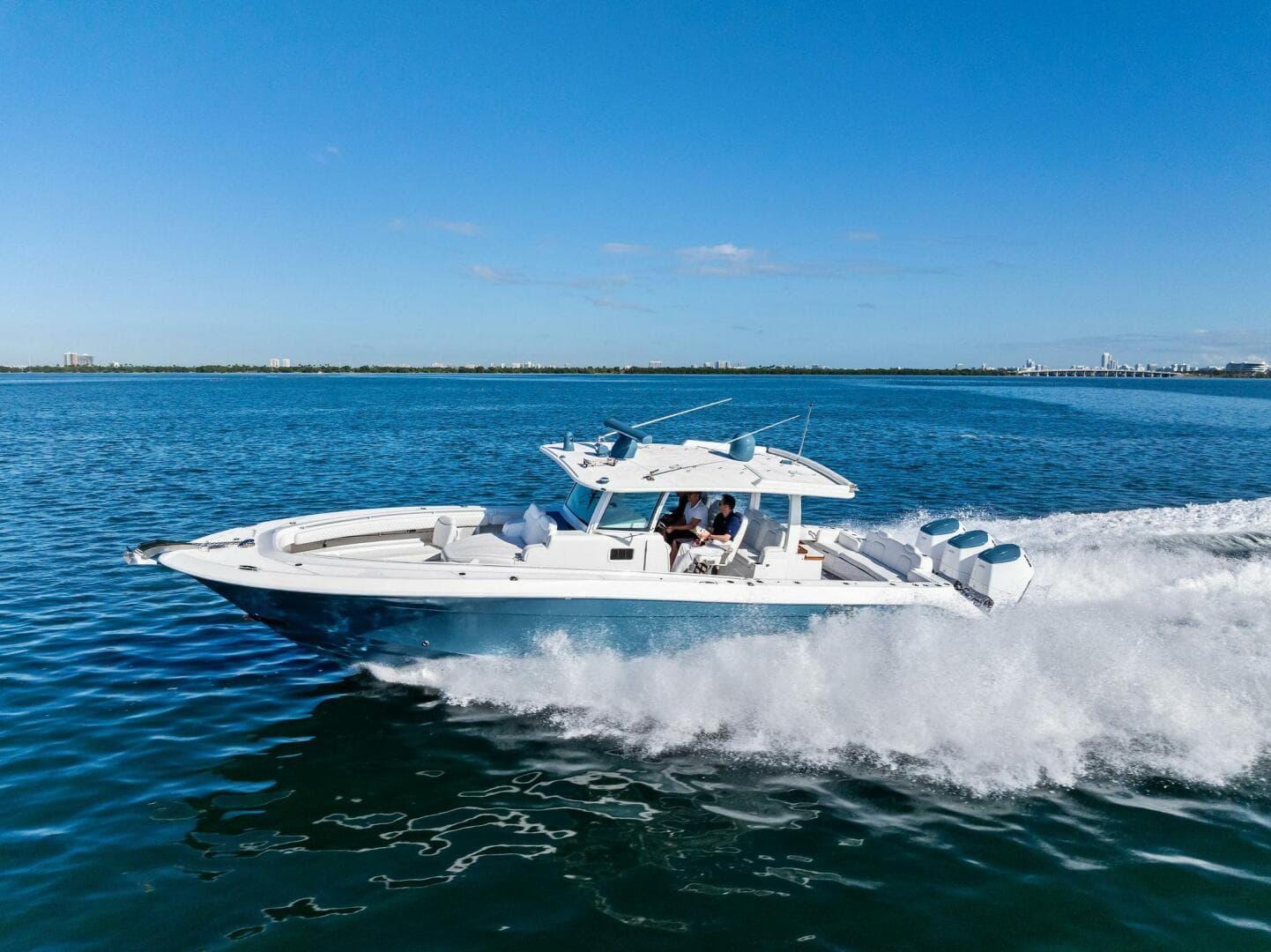 2023 HCB 42 Lujo for Sale in Miami, Florida Center Console 3