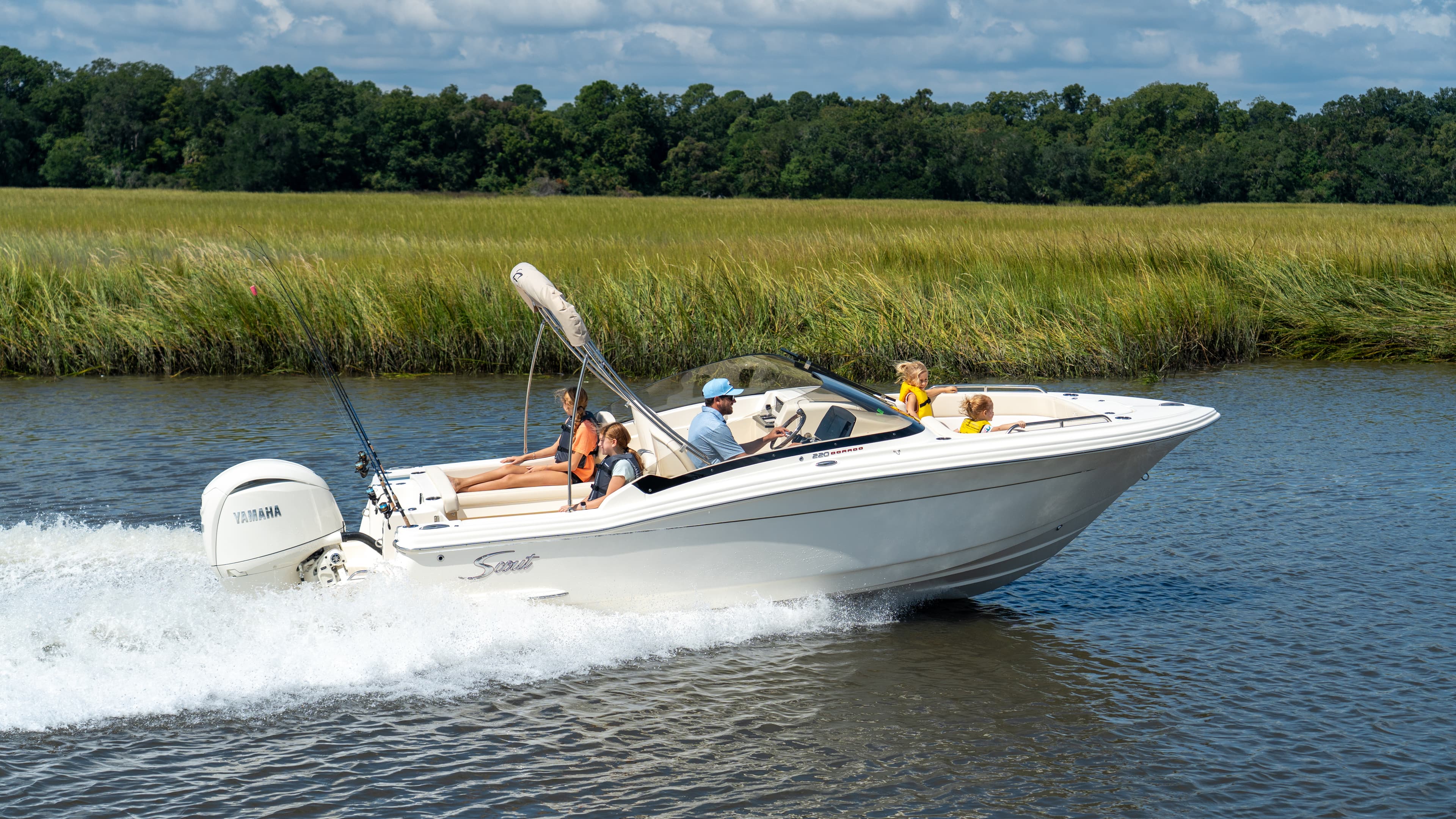 2027 Scout Boats 220 Dorado zum Verkauf in Charleston, SC Dual Console