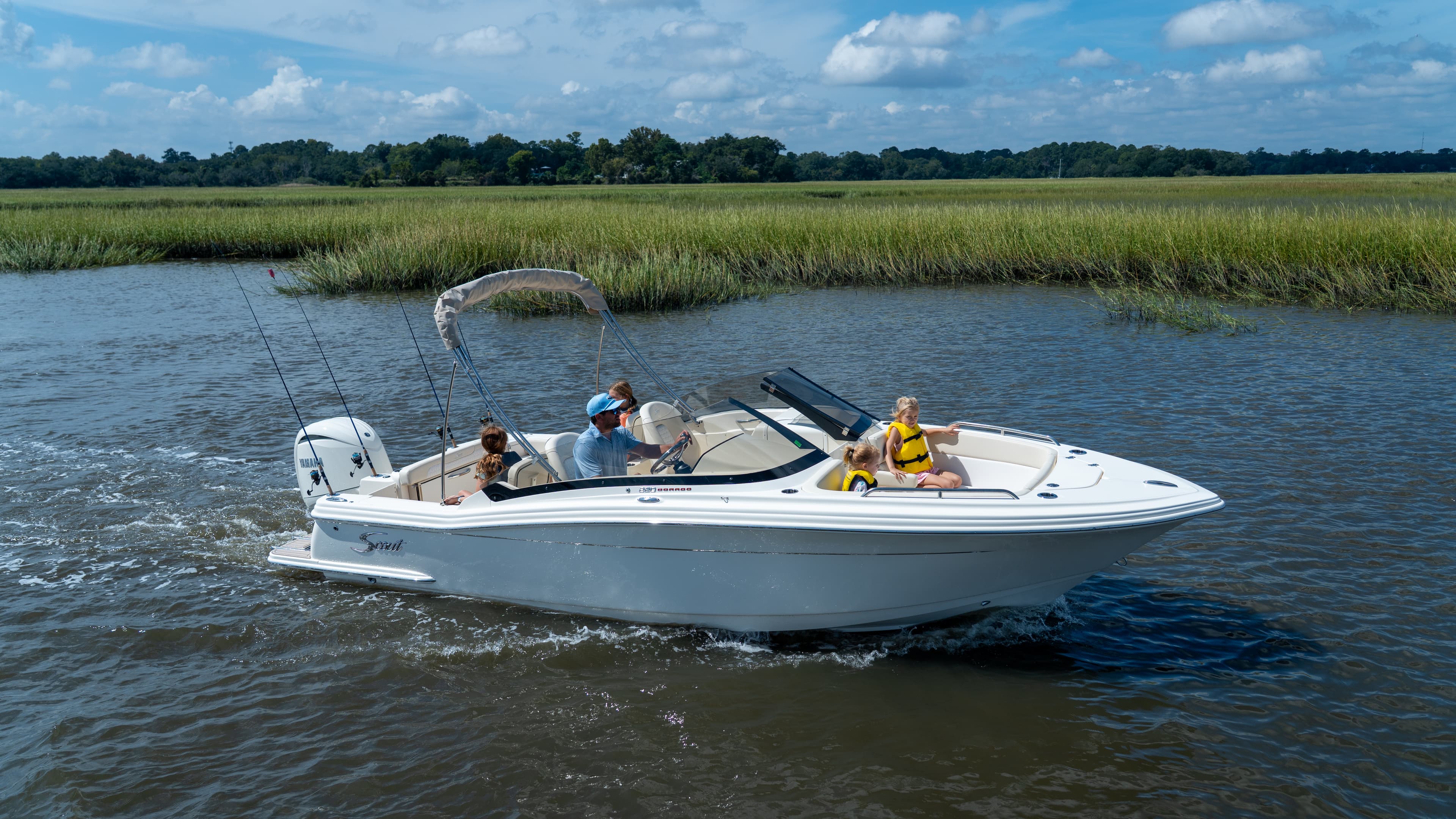 2027 Scout Boats 220 Dorado zum Verkauf in Charleston, SC Dual Console 4