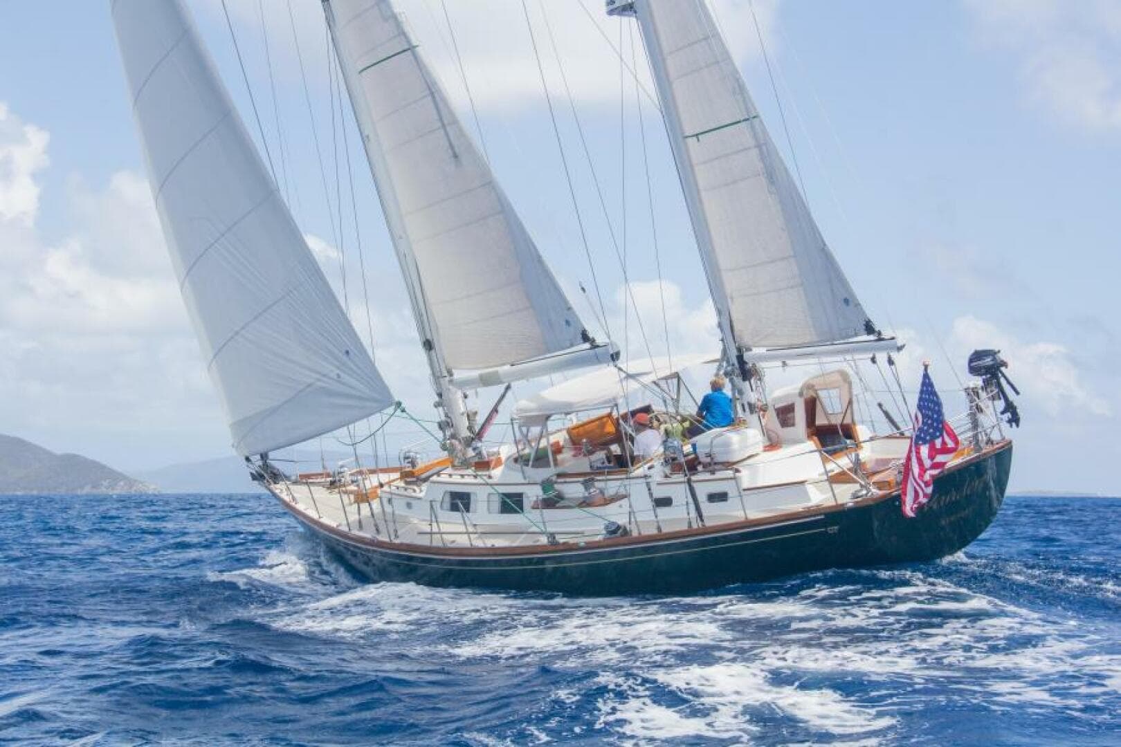 1982 Hinckley Yachts Sou'wester 59 for Sale in Southwest Harbor, Maine Center Cockpit 2