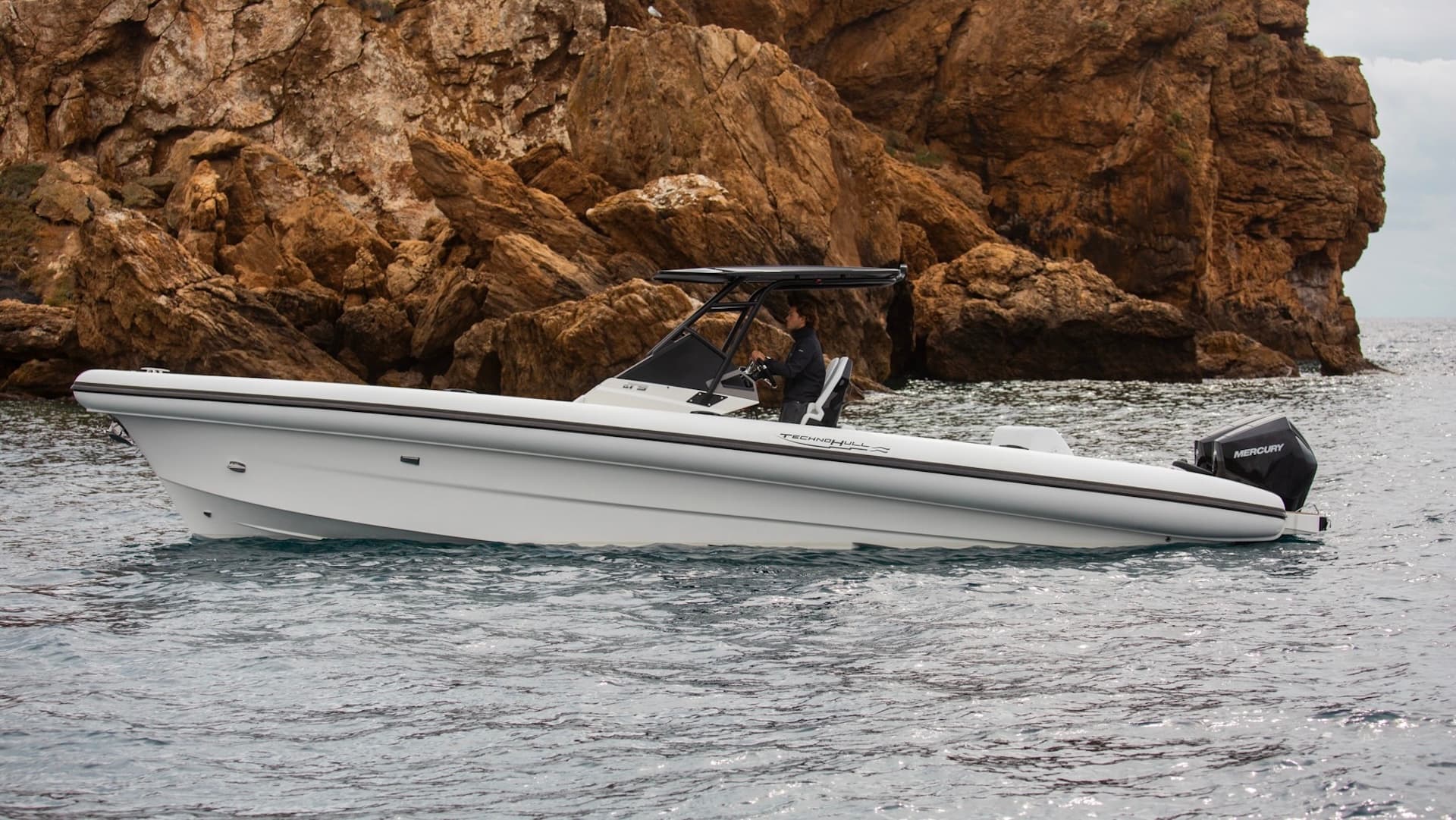 2027 Technohull GT9 on Display in Miami Beach, Florida RIB (Rigid Inflatable)