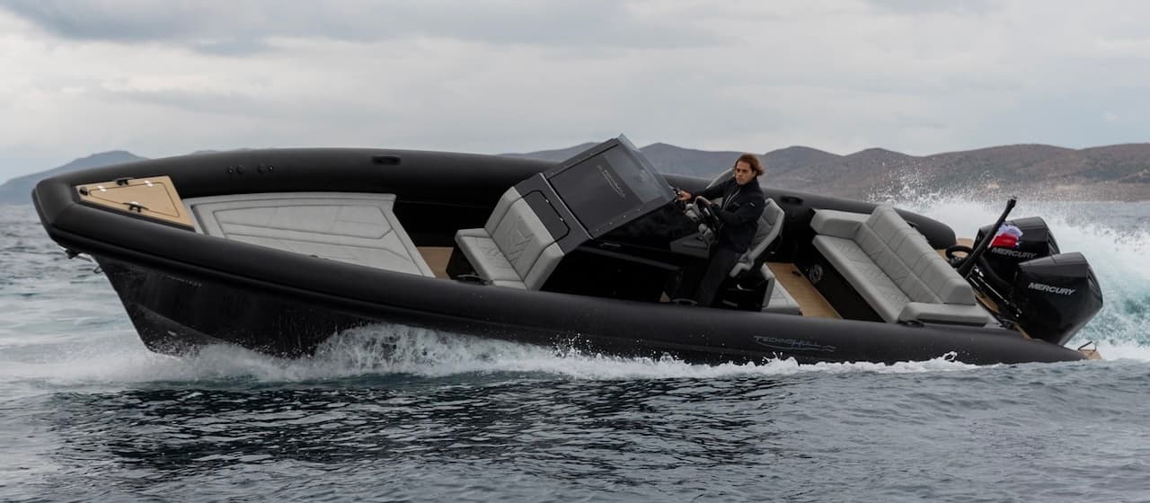 2027 Technohull GT9 on Display in Miami Beach, Florida RIB (Rigid Inflatable) 4