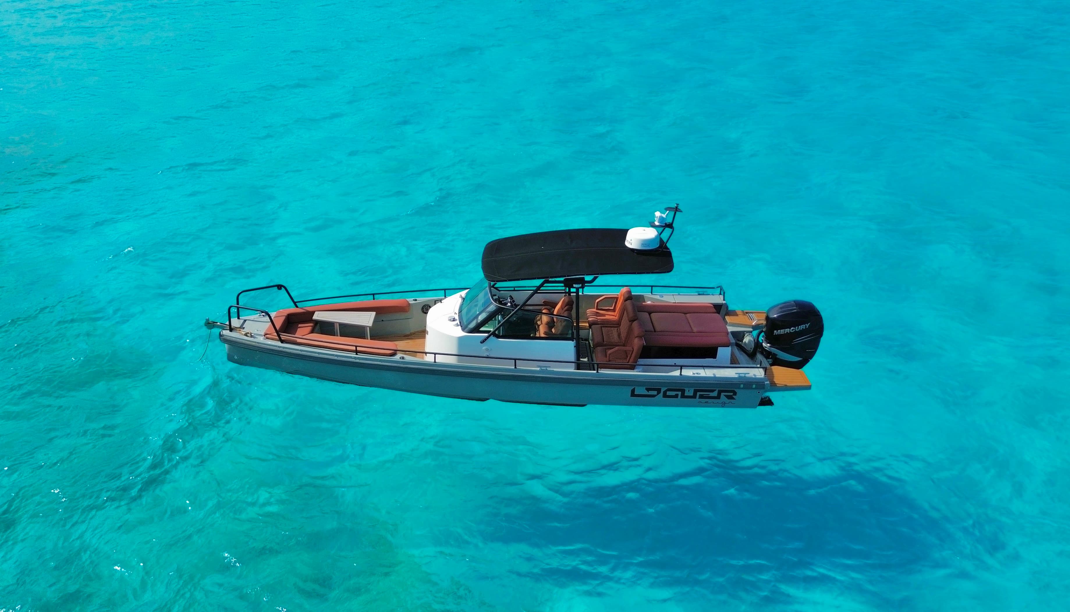 2015 Axopar 28 T-Top te koop in Cancún, MX Center Console 3
