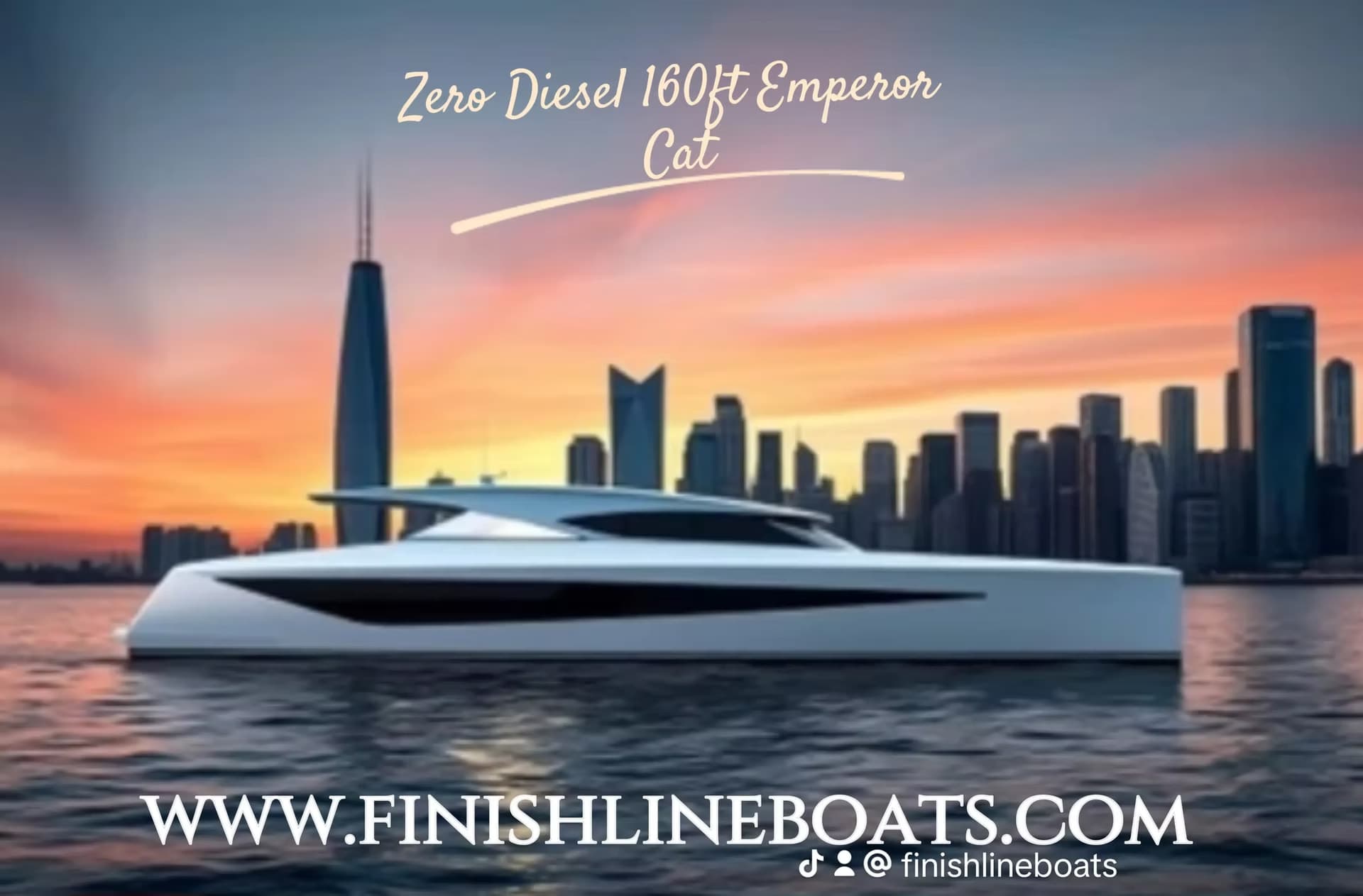 2026 Finish Line Boats 160 Ocean Super Yacht zum Verkauf in HO CHI MINH, HA LONG, VN Power Catamarans