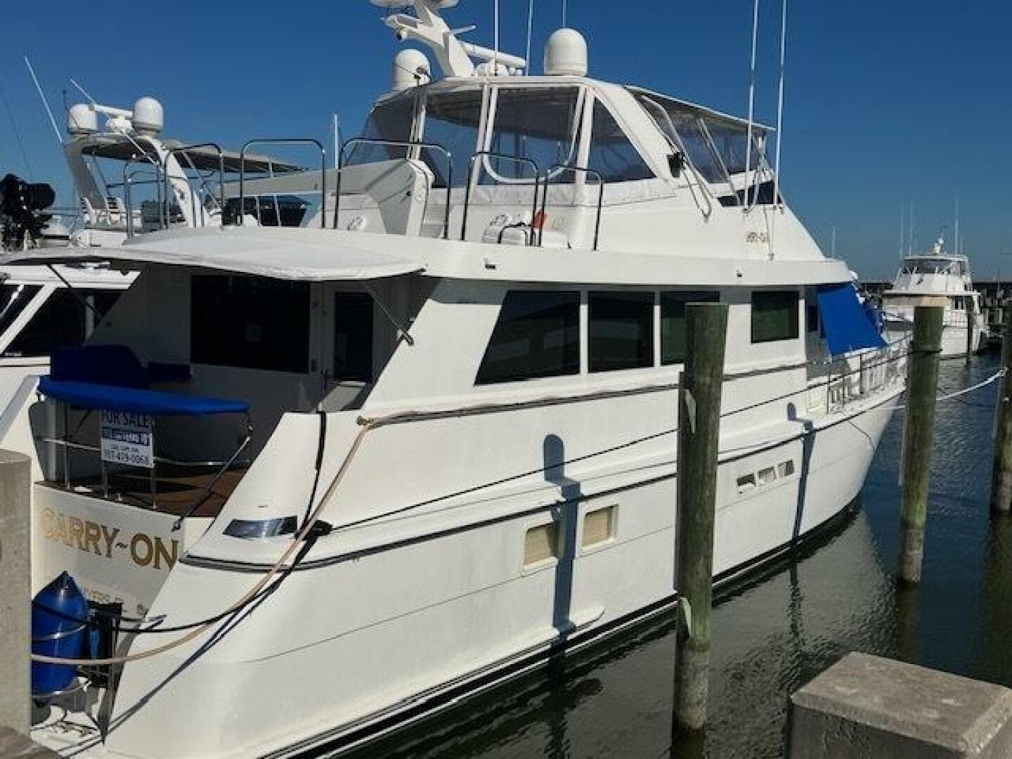 1996 Hatteras 70 Sport Deck zum Verkauf in Bay Saint Louis, Mississippi Motor Yacht 3