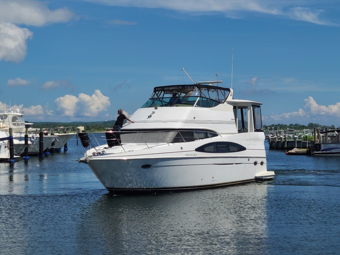 2003 Carver 466 Motor Yacht zum Verkauf in Monmouth Beach, New Jersey Flybridge 3