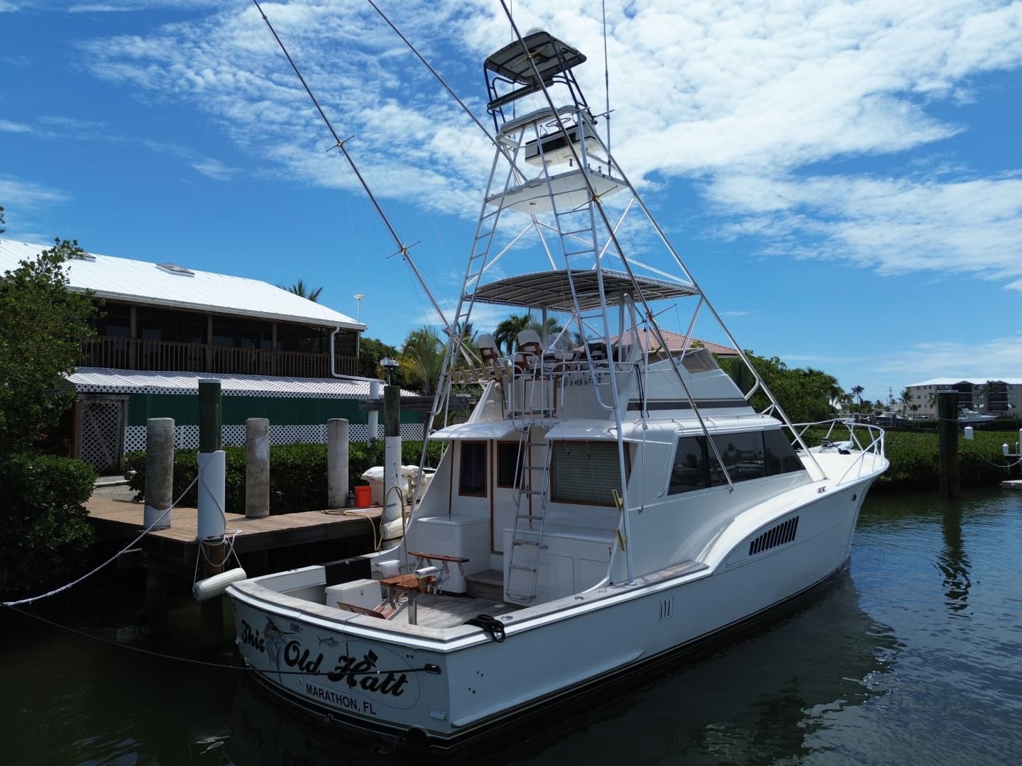 1976 Hatteras 53 Convertible in vendita a Marathon, Florida Motor Yacht 4