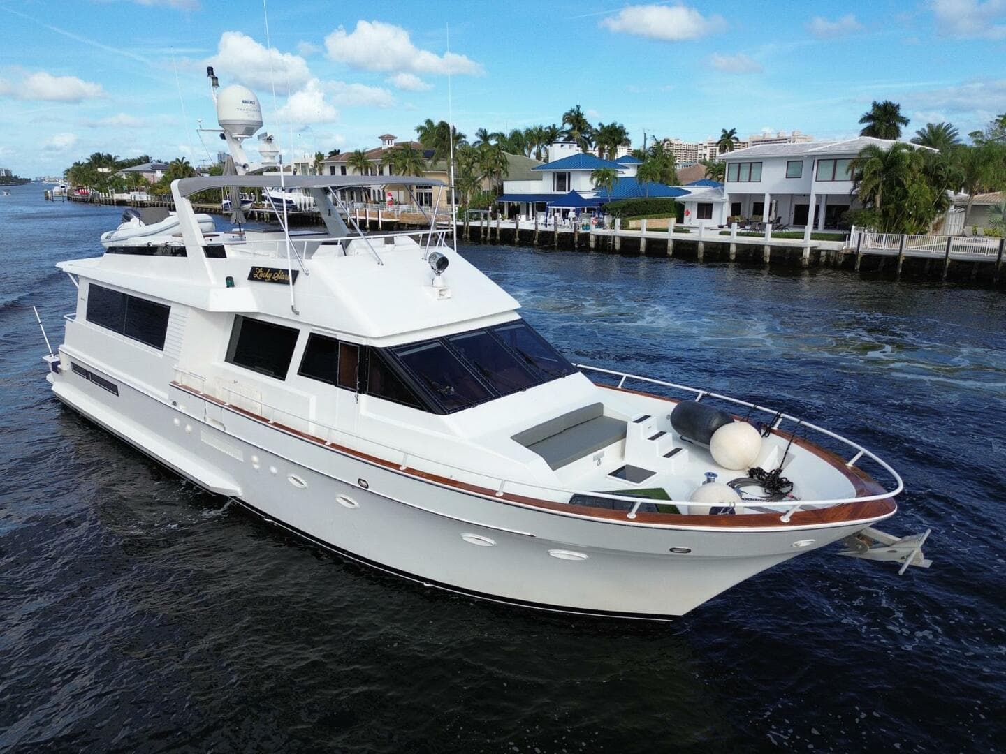 1990 Viking Yacht 72 Cockpit MY for Sale in Fort Lauderdale, Florida Motor Yacht 5