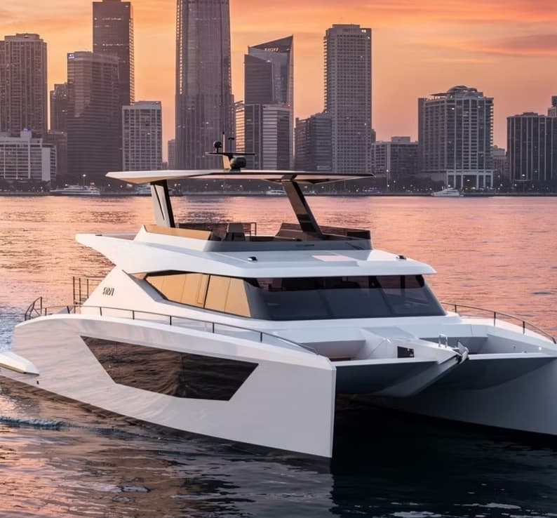 2026 Finish Line Boats 58 Ocean Catamaran a la venta en HO CHI MINH, HA LONG, VN Power Catamarans 2
