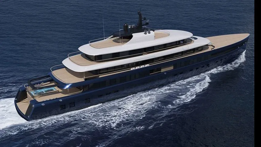 German Naval Yards, Swisship and Pascoli International reveal 93m next-generation superyacht concept