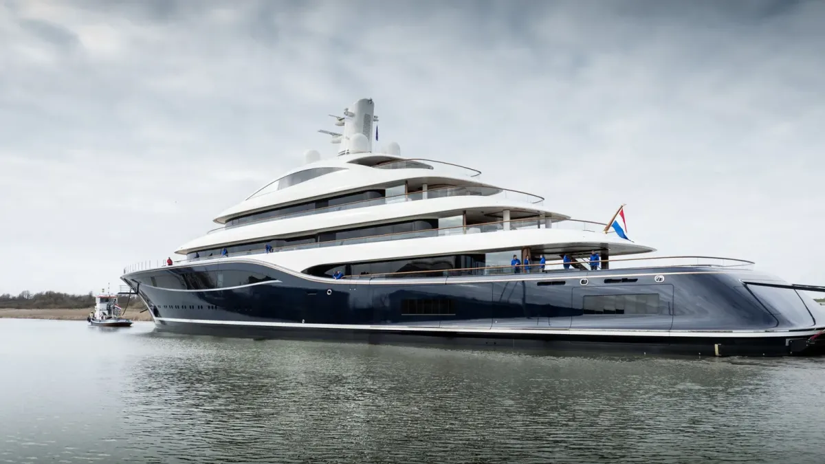 Feadship launches 101m Project 1014